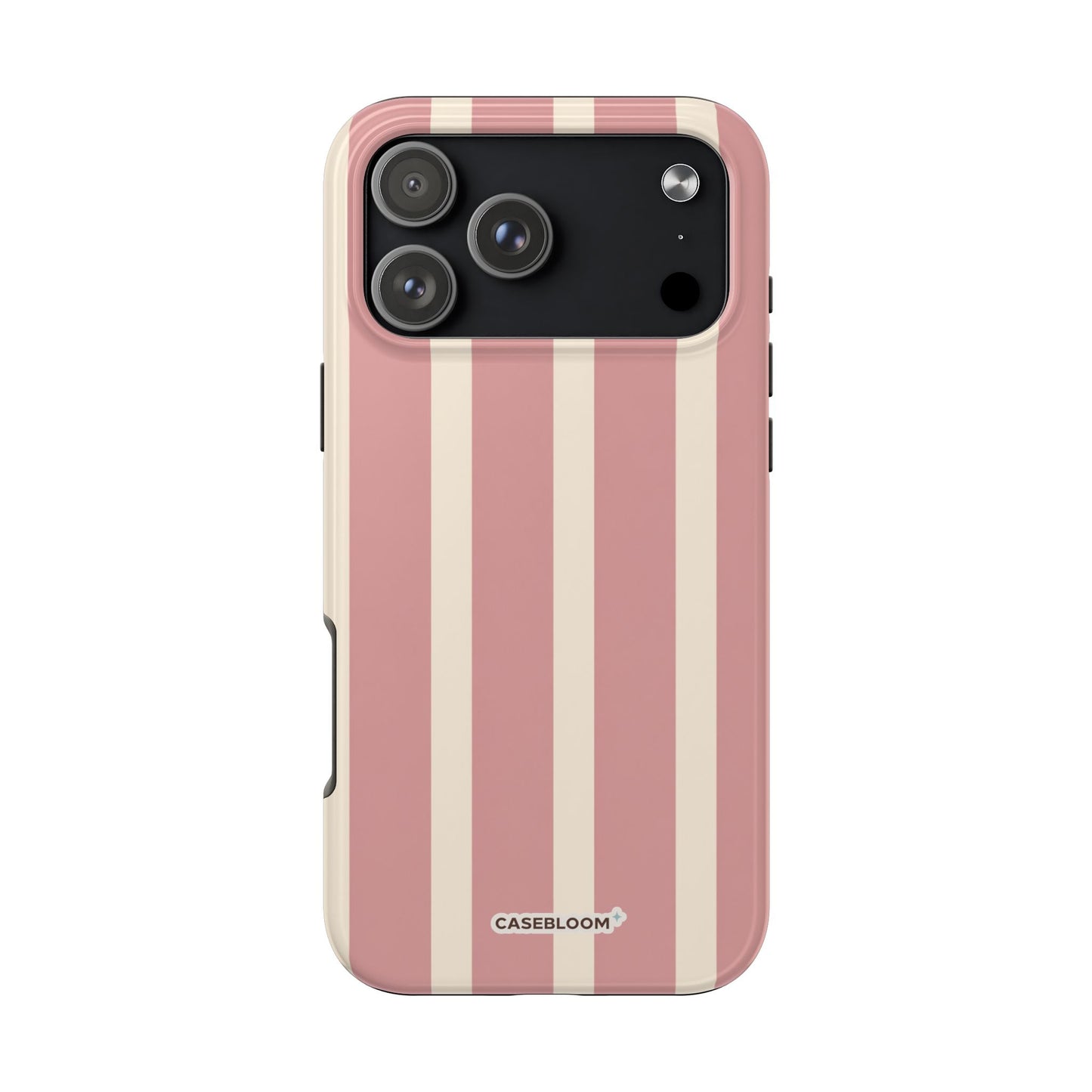 Dusty Rose Stripe - iPhone Case