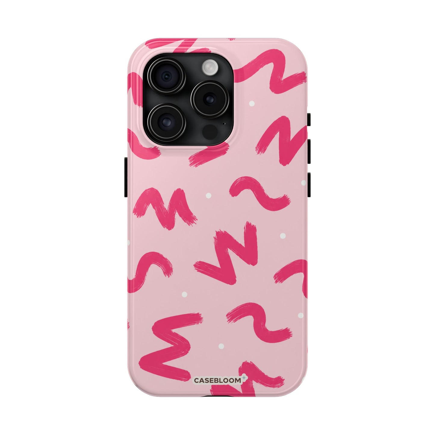 Bubblegum Squiggle - iPhone Case