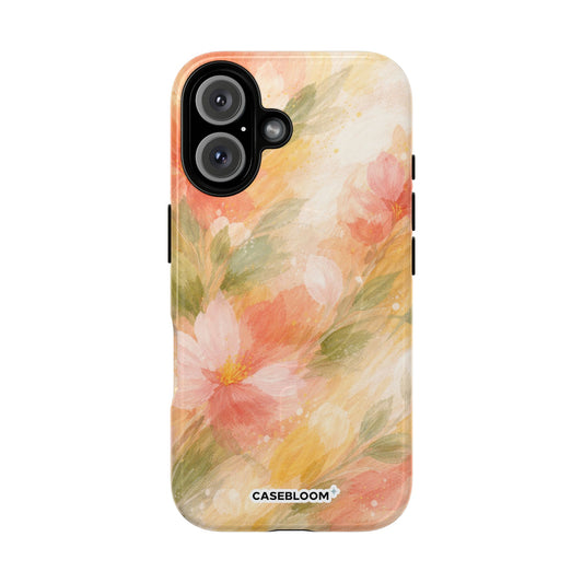 Peach Meadow Brushstroke - iPhone Case