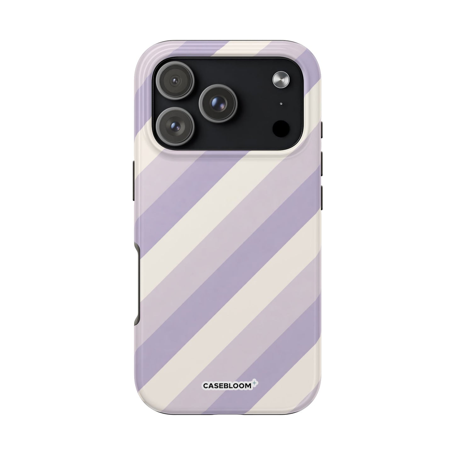 Lilac Lines Flow - iPhone Case