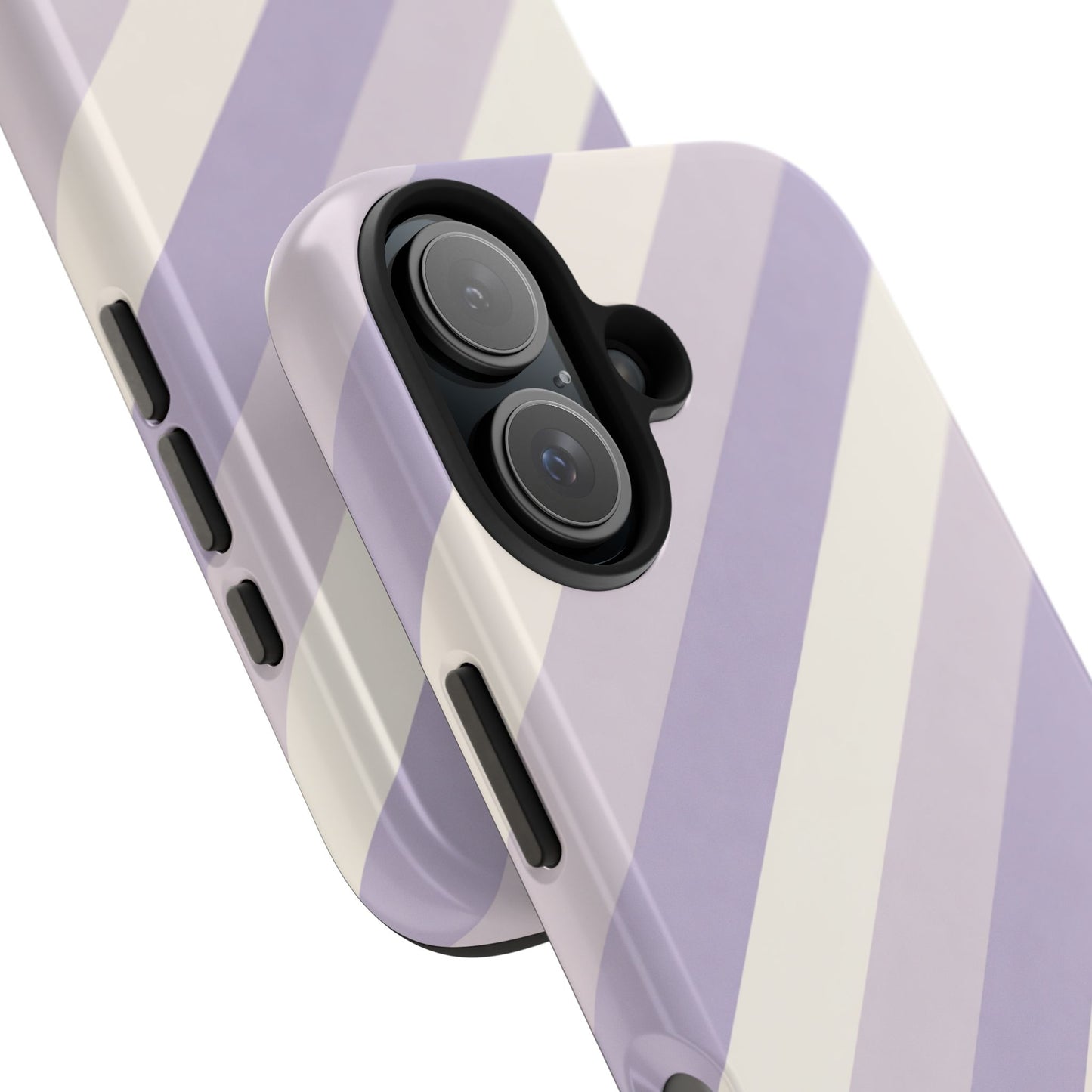 Lilac Lines Flow - iPhone Case