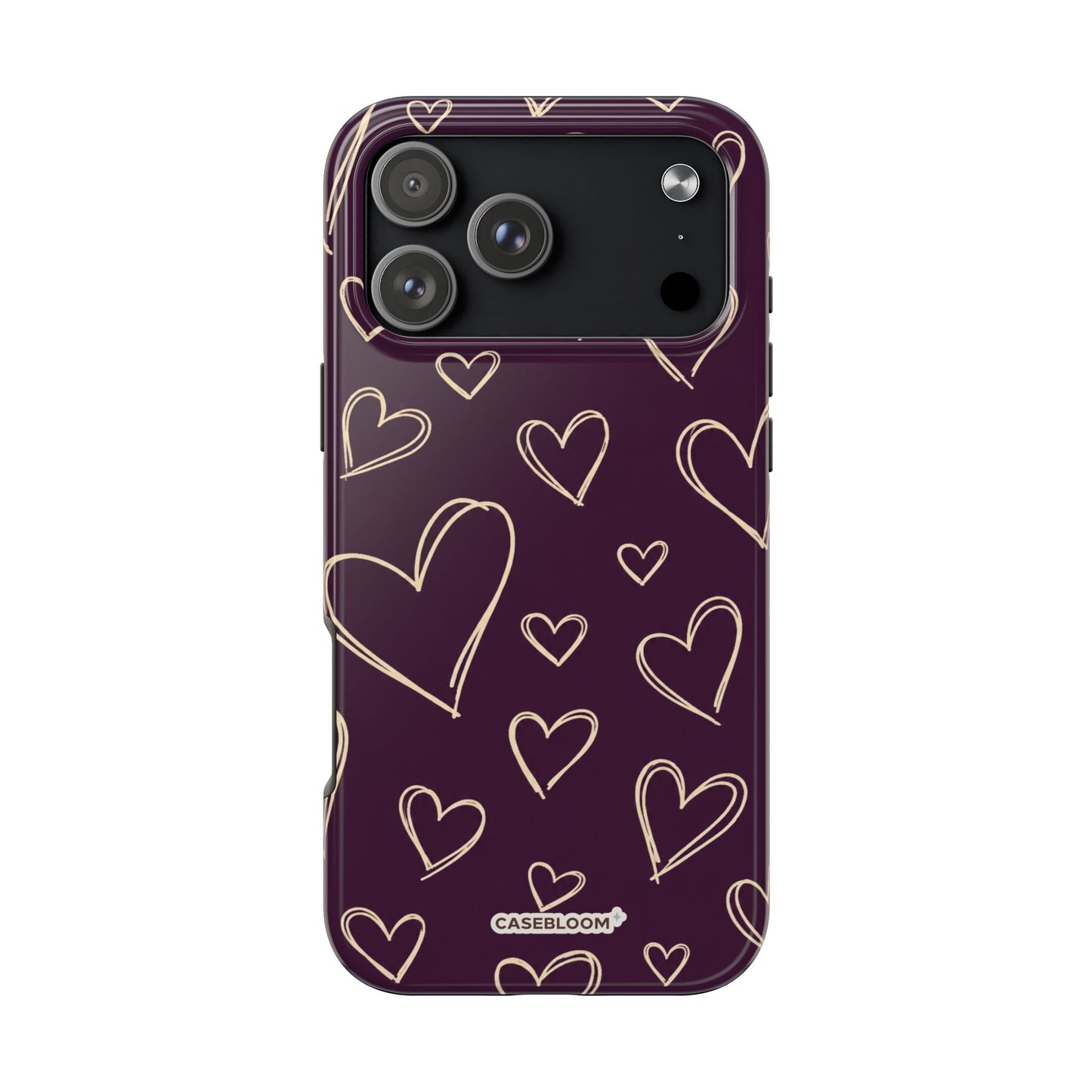 Velvet Hearts - iPhone Case