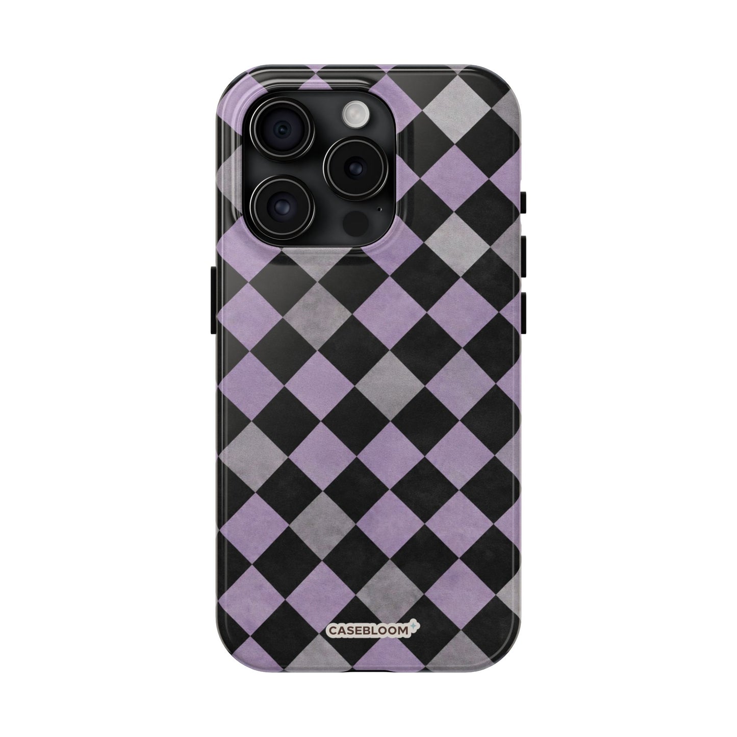 Lilac Argyle - iPhone Case