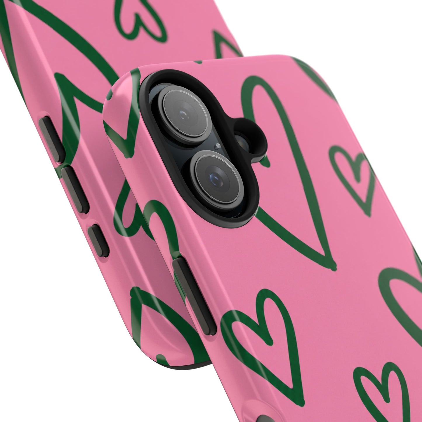 Pink Hearts - iPhone Case