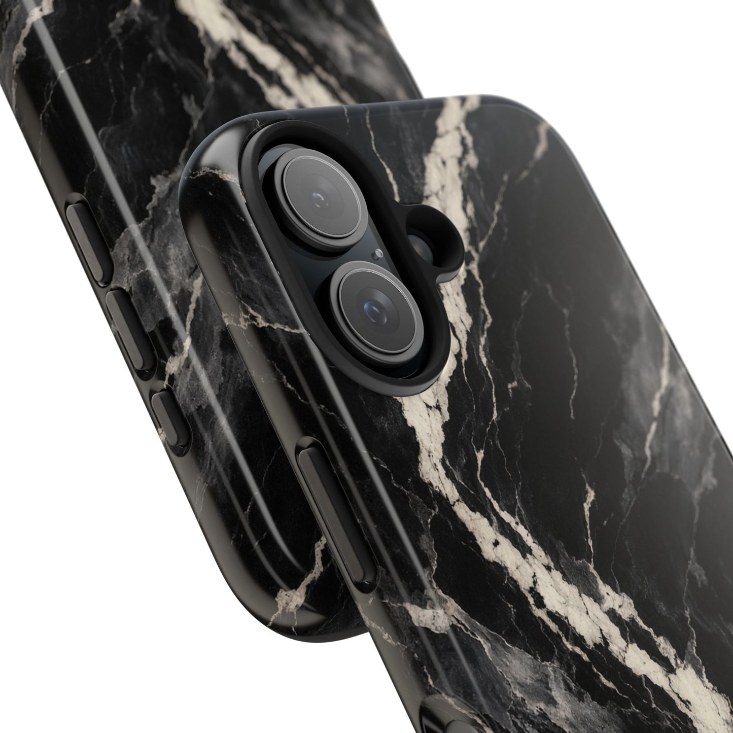 Black Marble Switch - iPhone Case