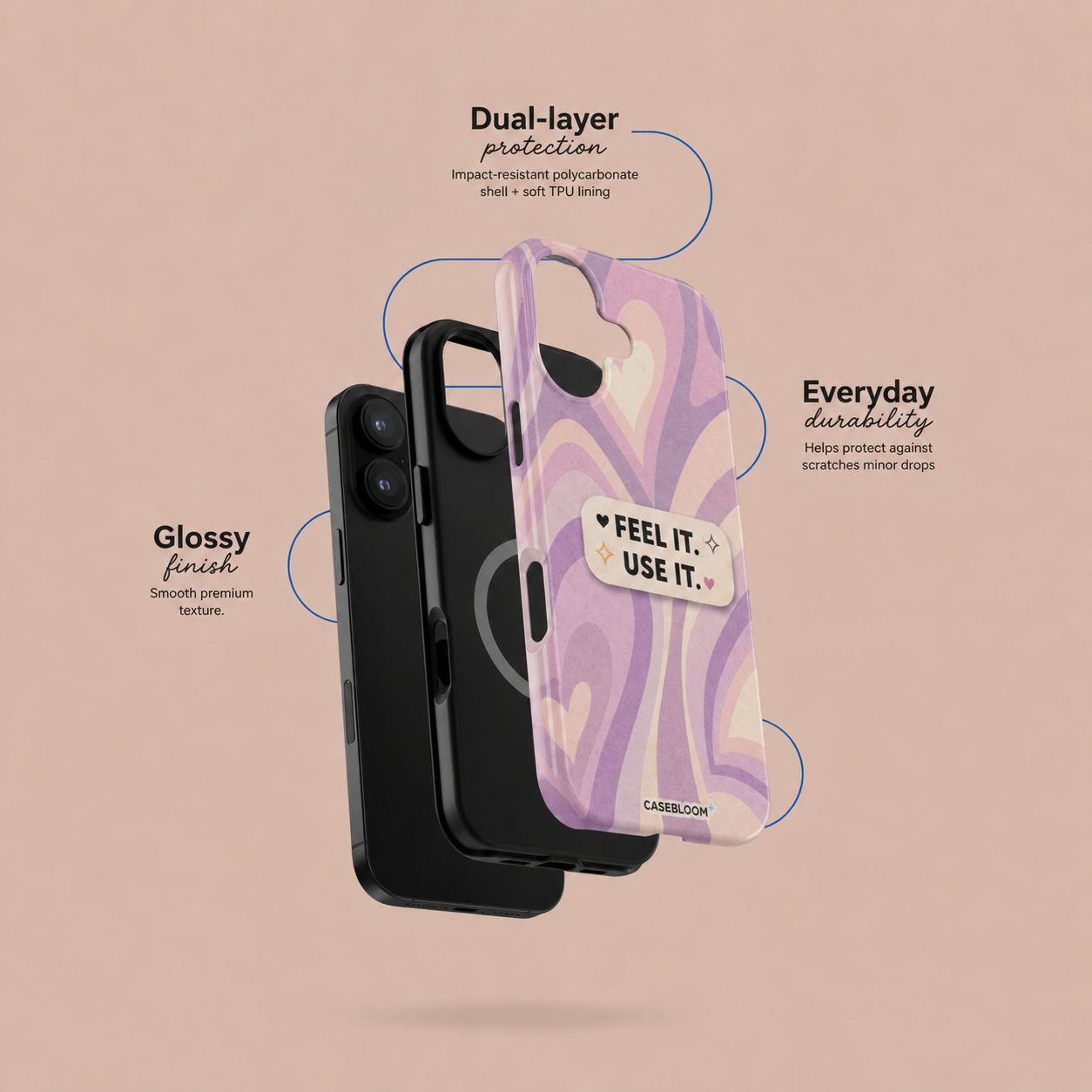 Feel the Chaos - iPhone Case