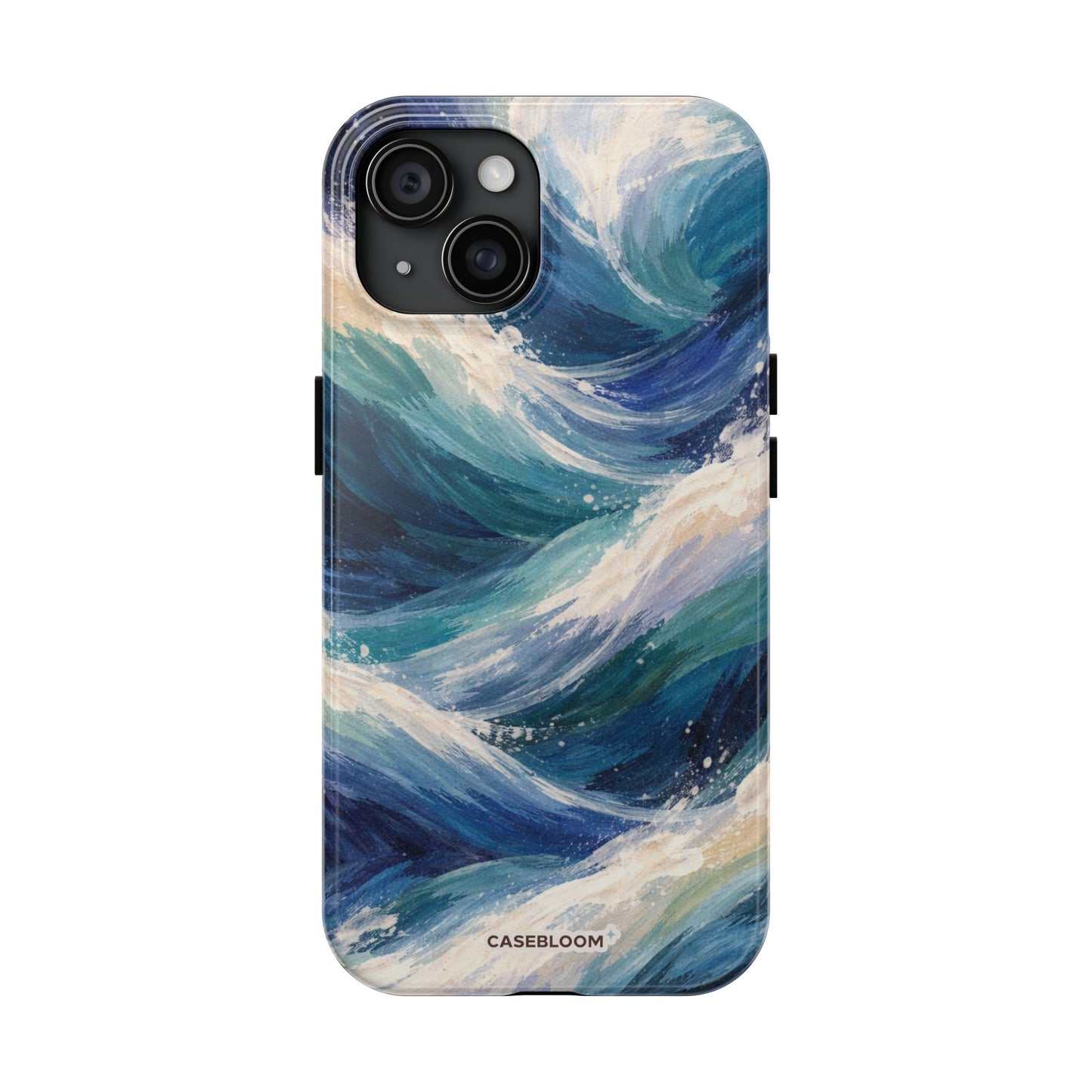 Ocean Wave Brushstroke - iPhone Case