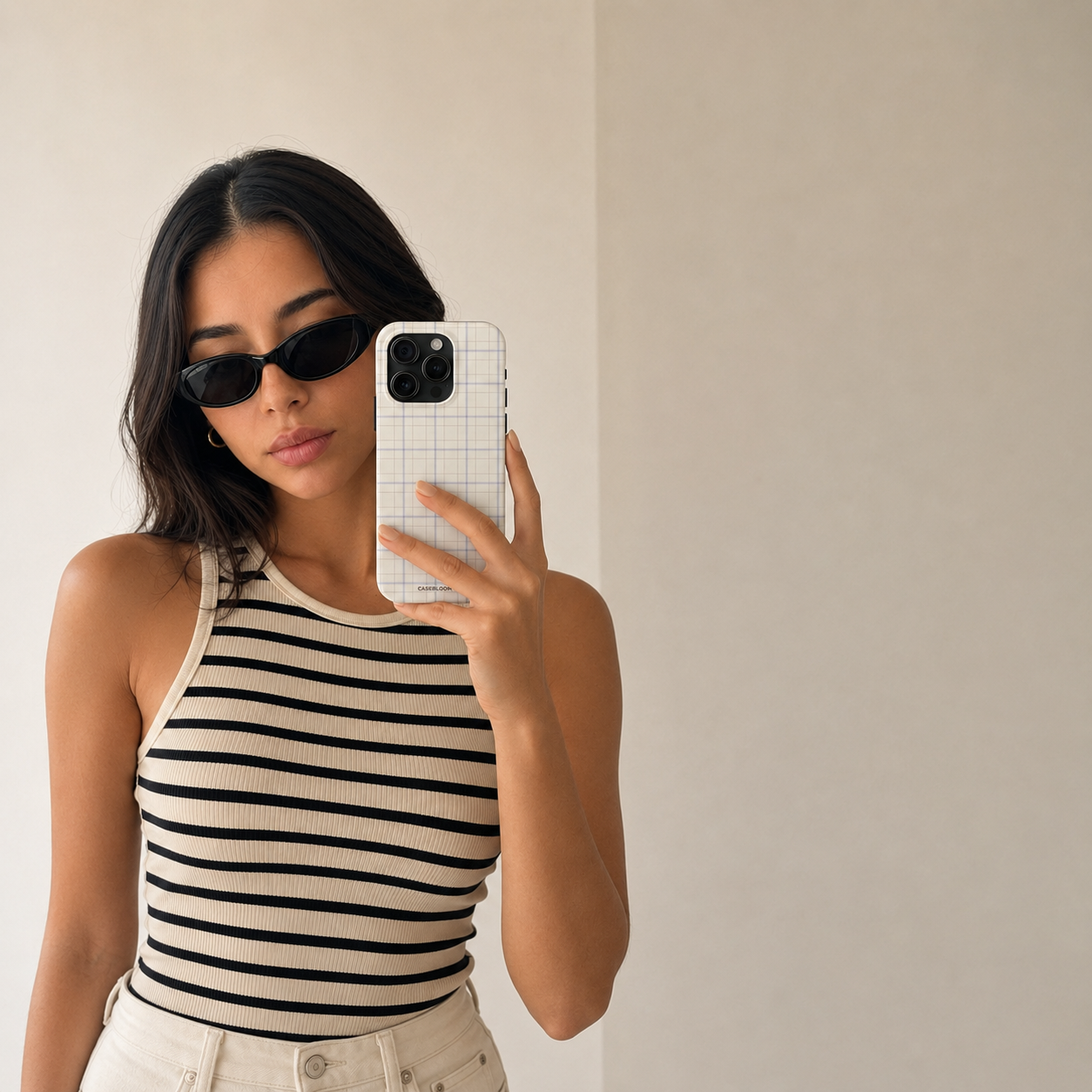 Soft Grid - iPhone Case