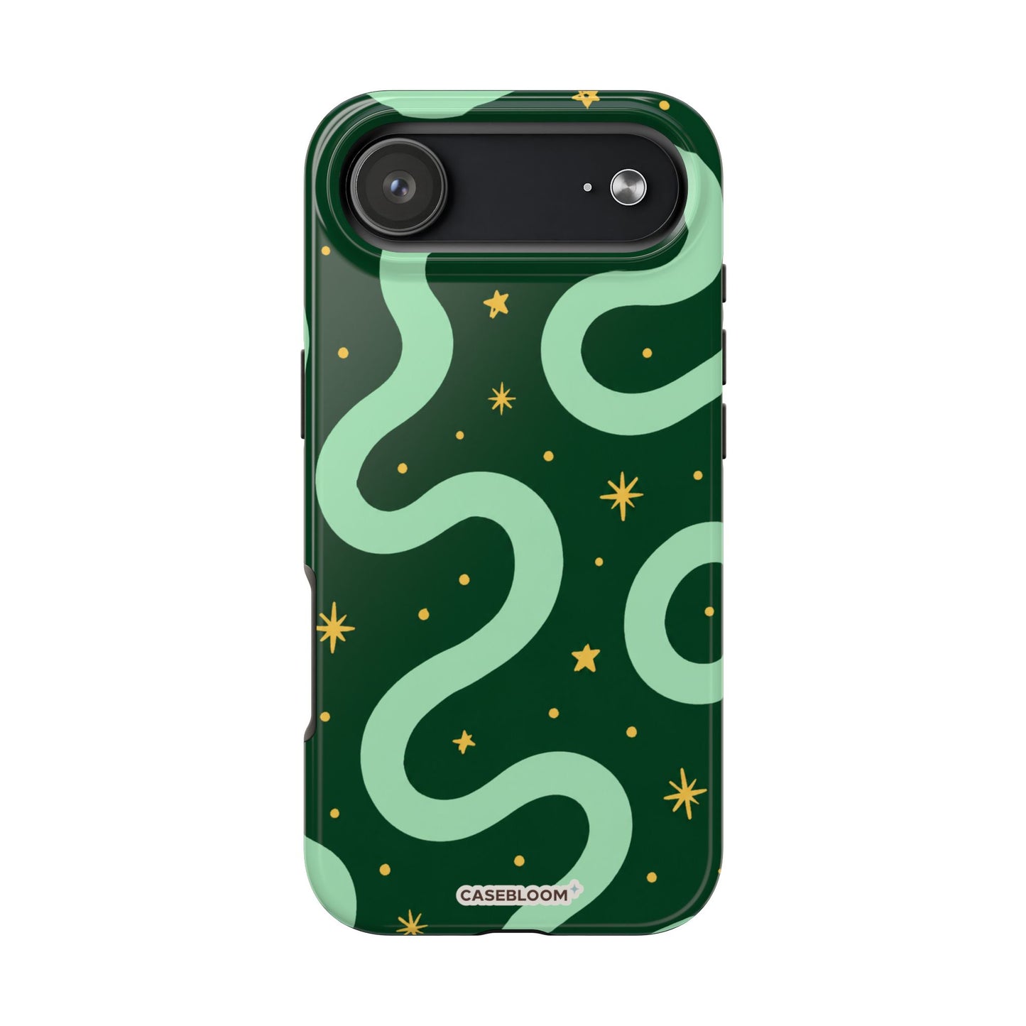 Midnight Mint Glow - iPhone Case