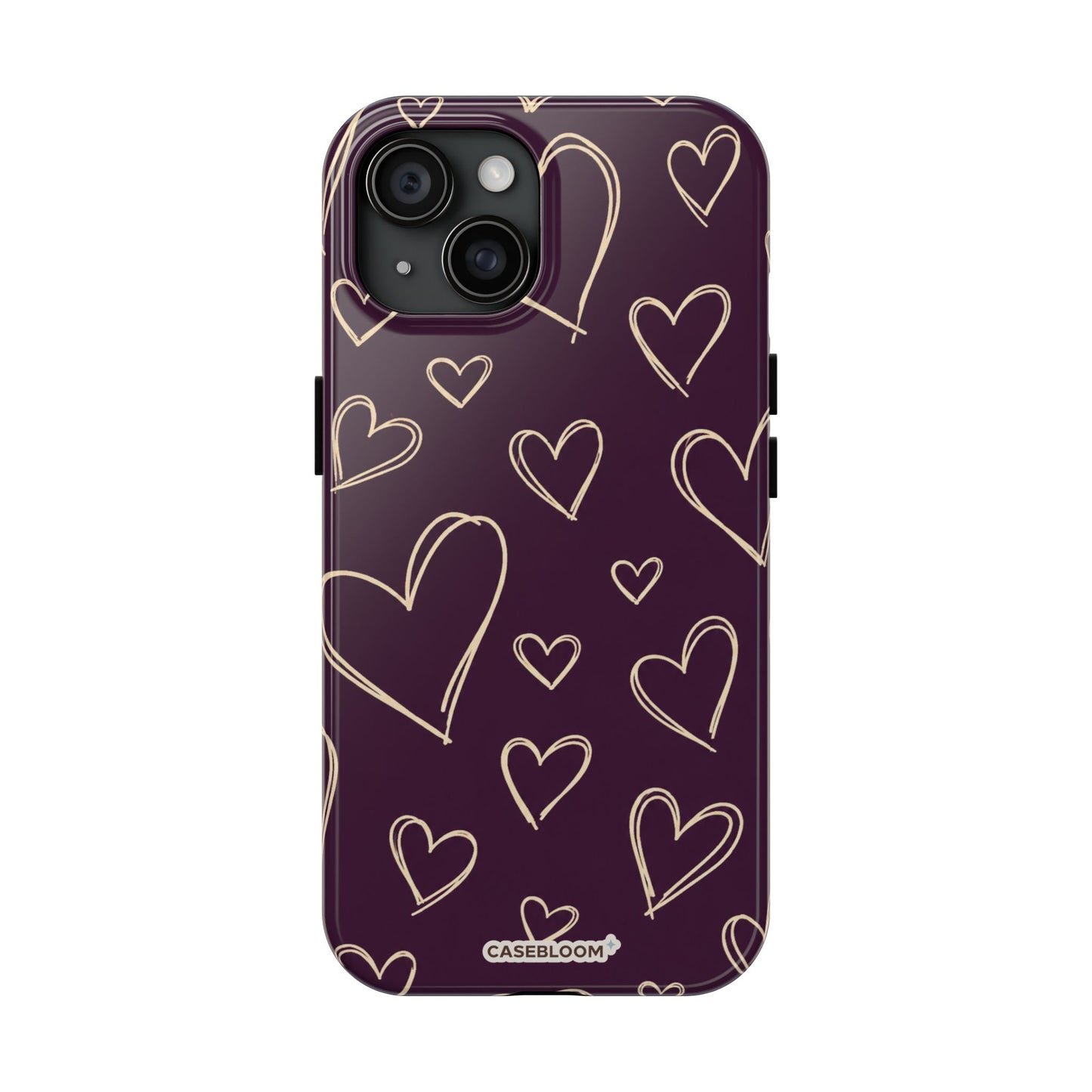 Velvet Hearts - iPhone Case