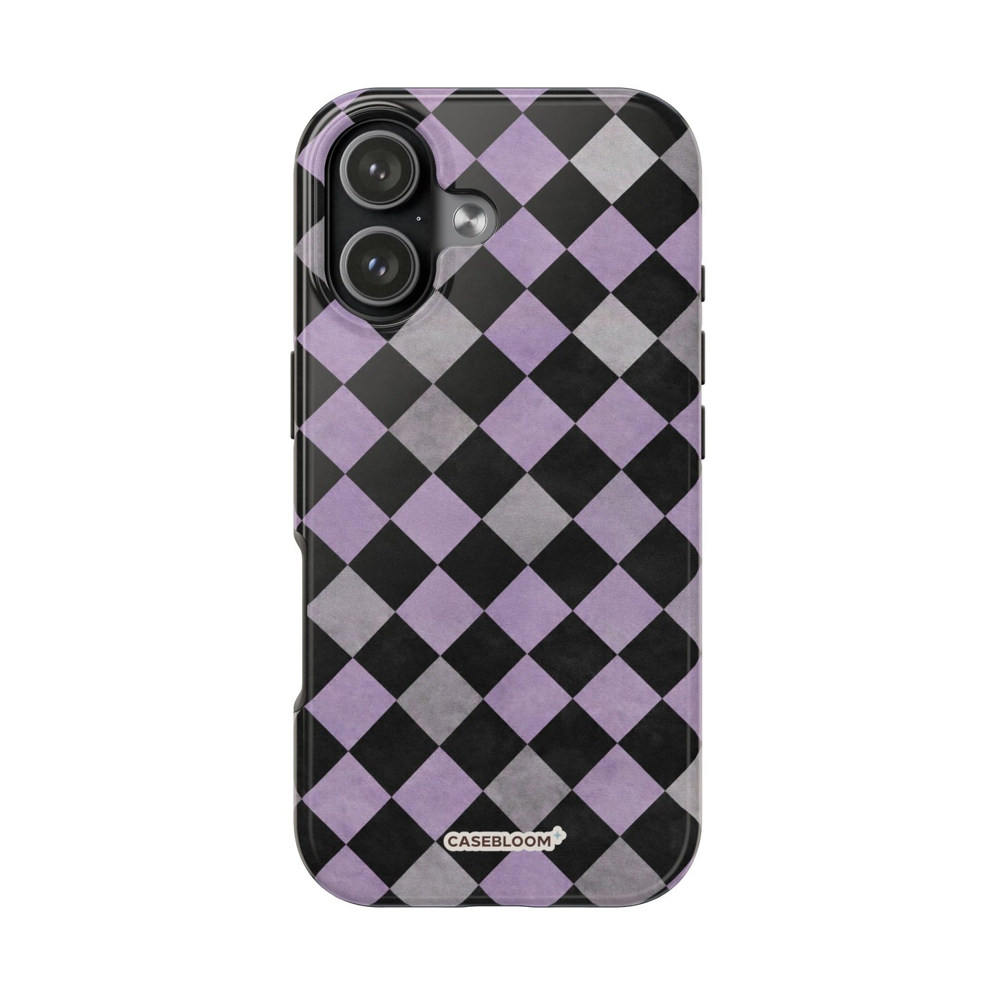 Lilac Argyle - iPhone Case