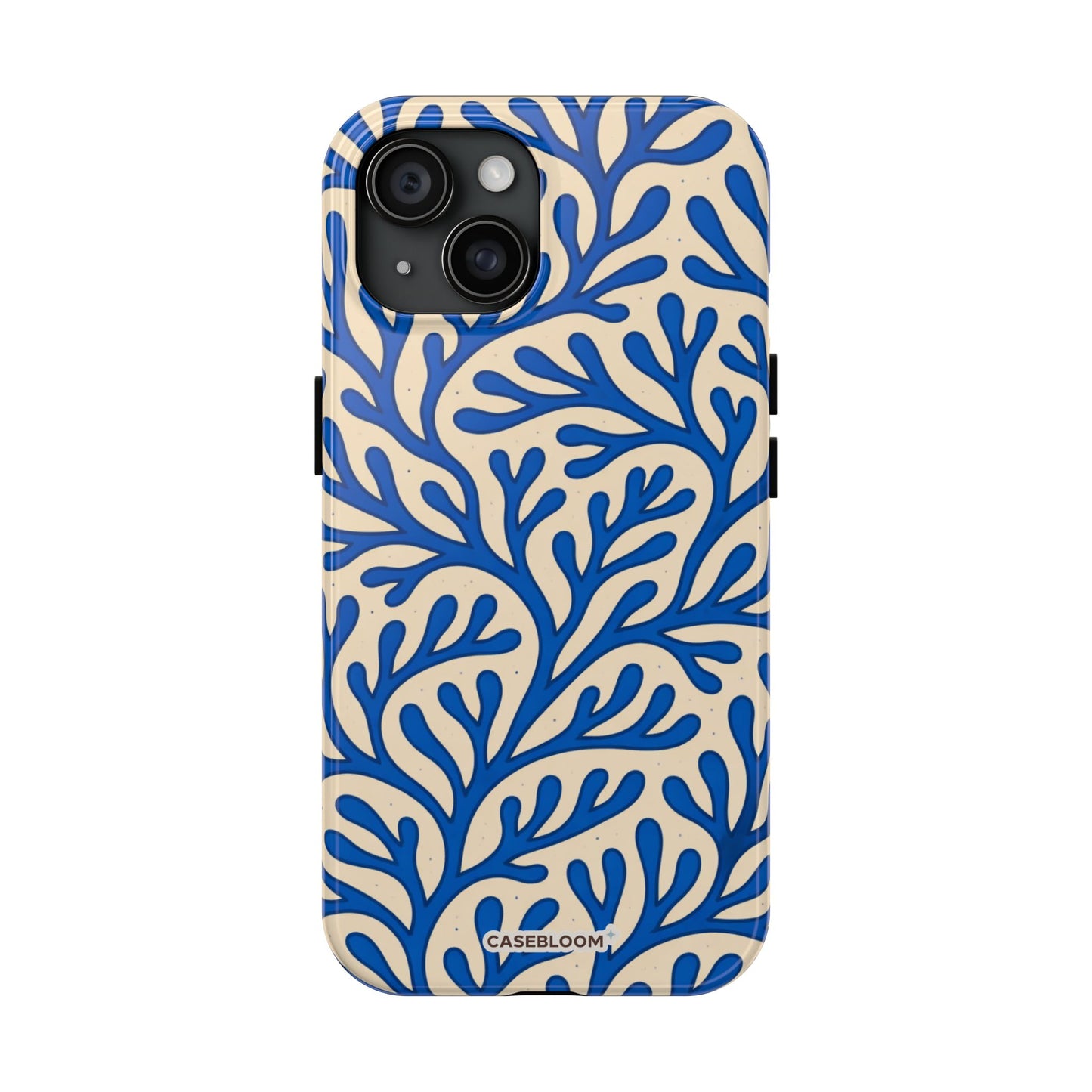 Blue Coral Coastal - iPhone Case