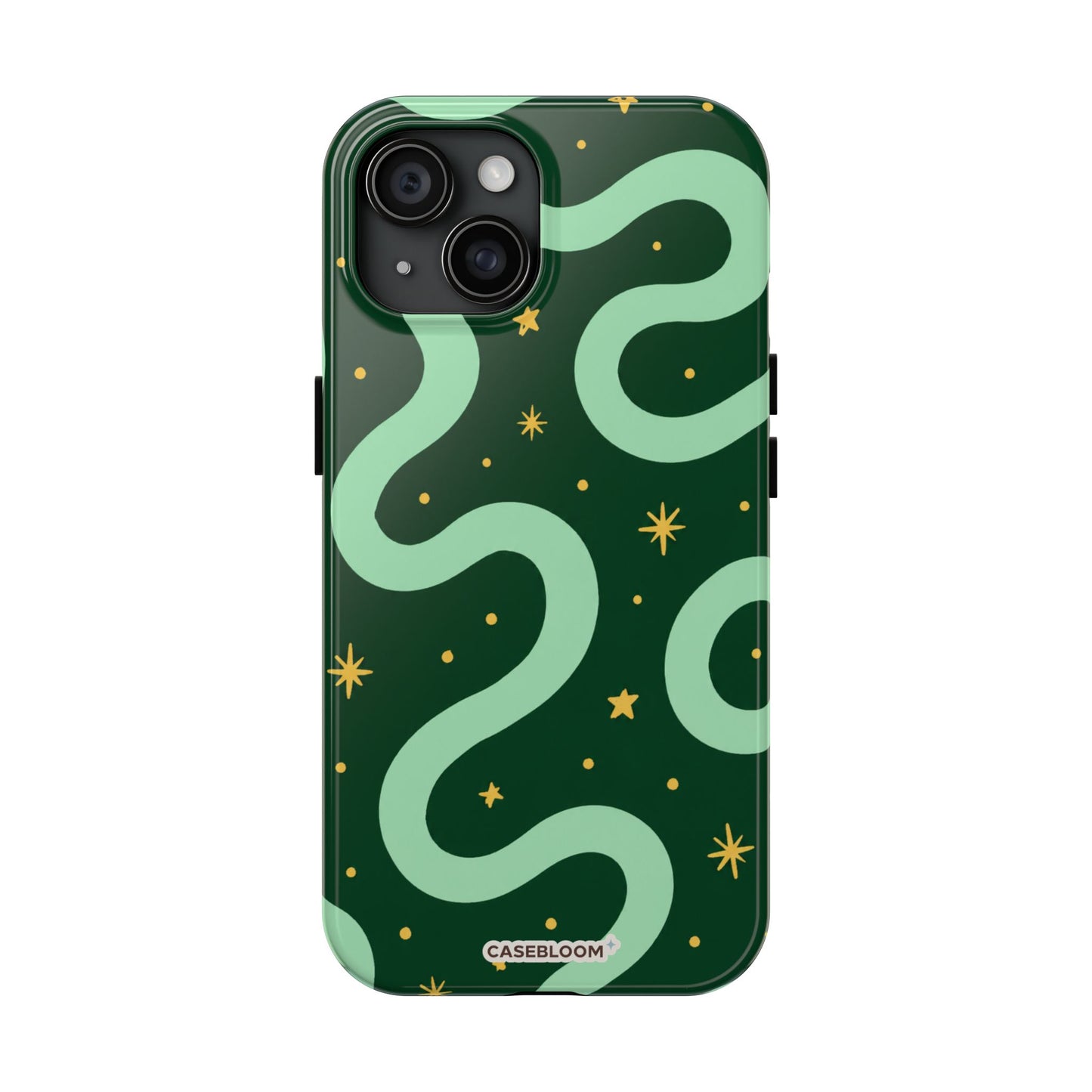 Midnight Mint Glow - iPhone Case