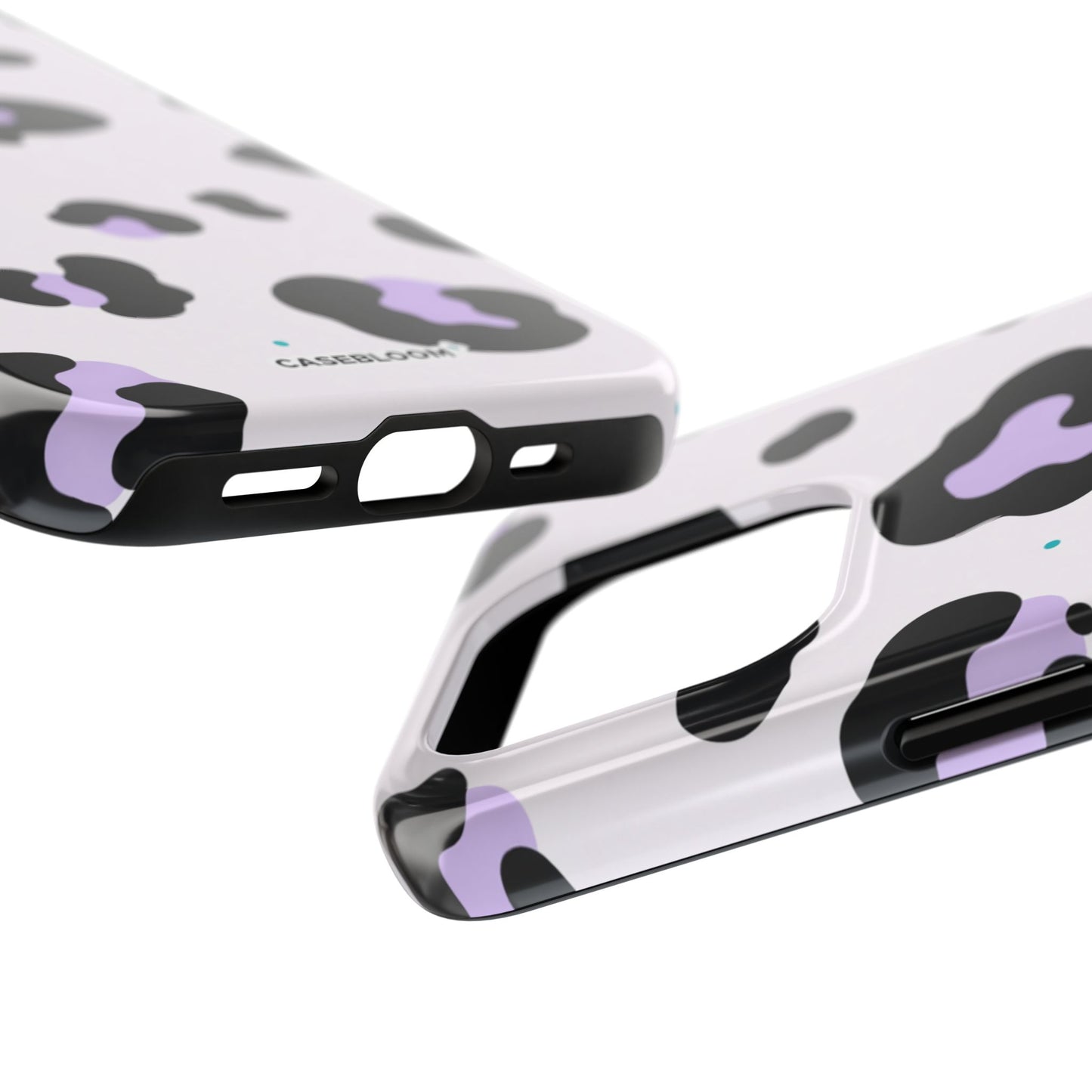 Lilac Leopard - iPhone Case