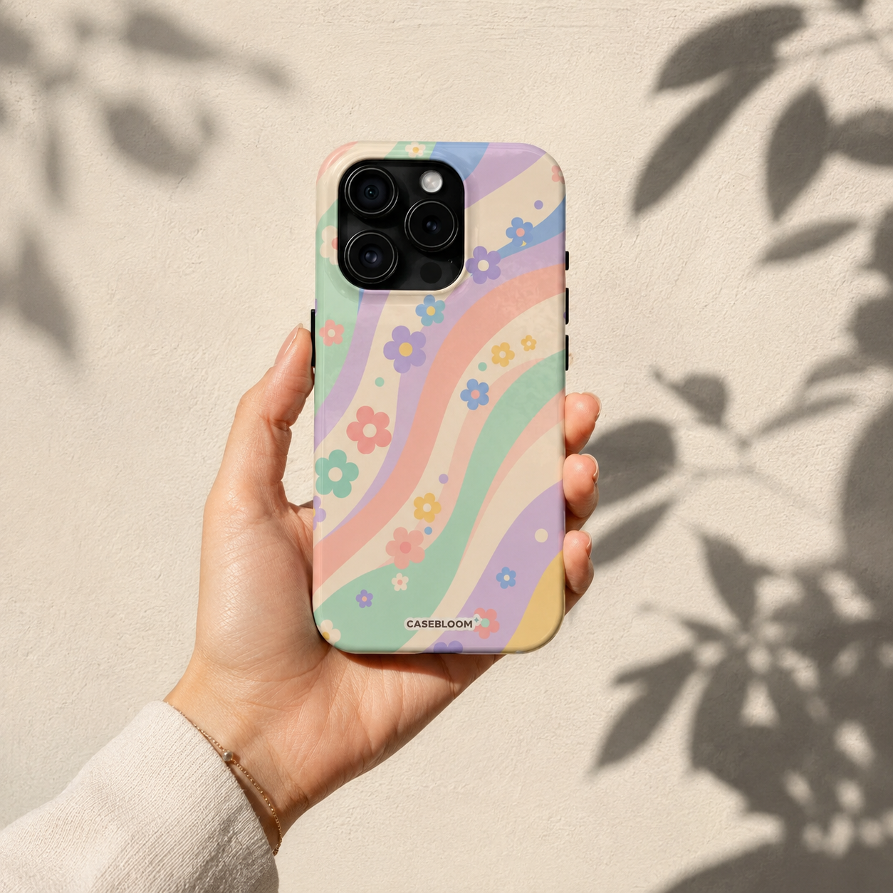 Pastel Candy Flower - iPhone Case