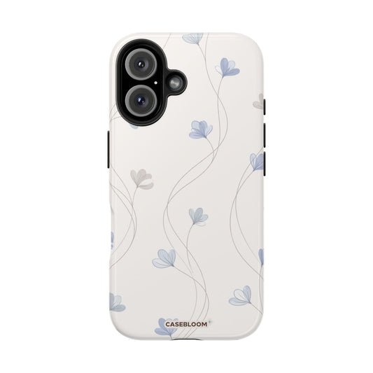 Blue Petal Vine - iPhone Case