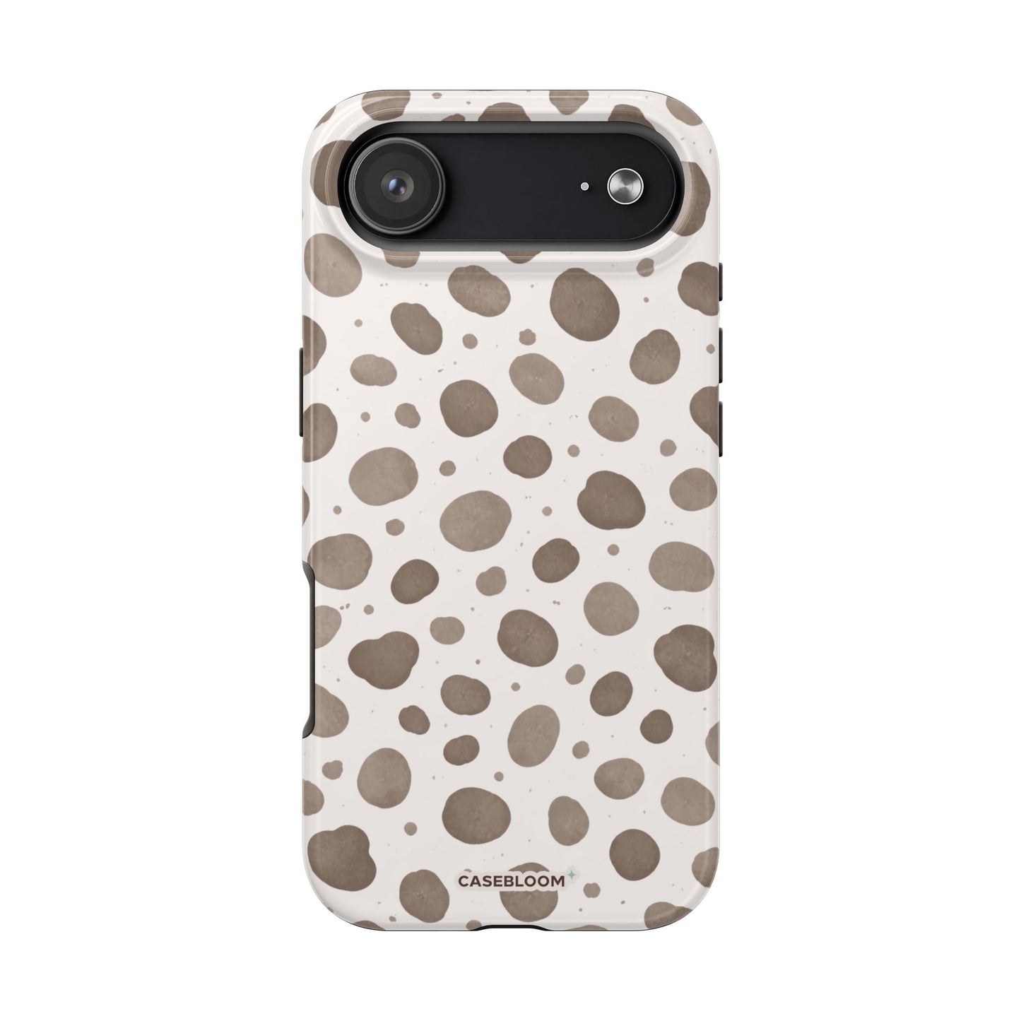 Taupe Dalmatian - iPhone Case