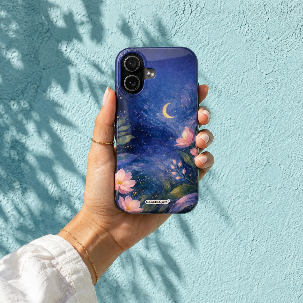 Moonlight Brushstroke - iPhone Case