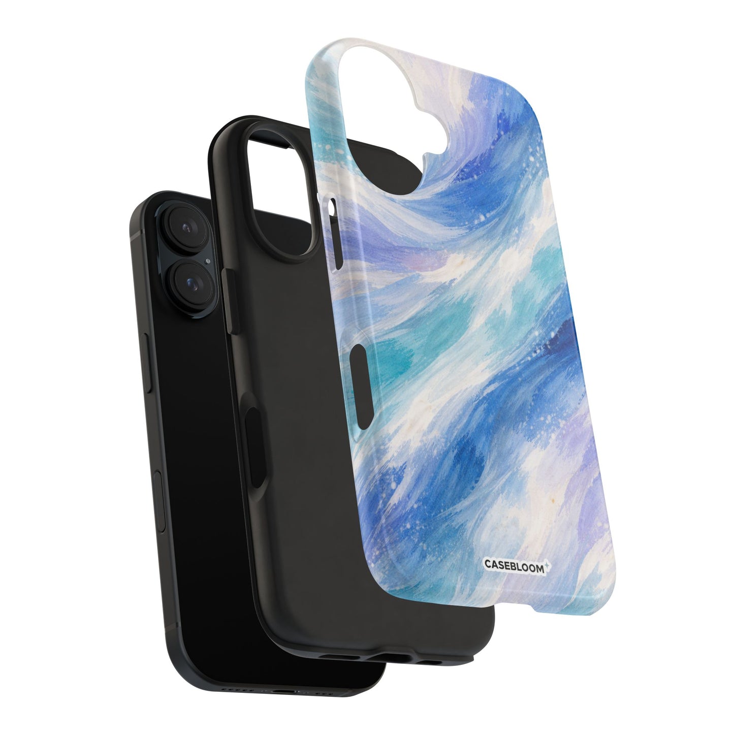 Azure Brushstroke - iPhone Case