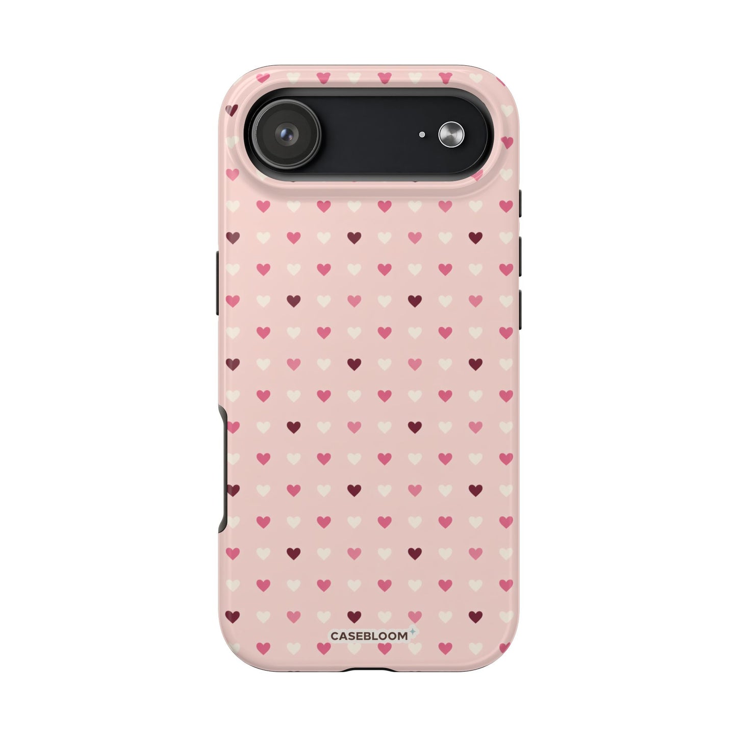 Rosy Dots Heats - iPhone Case