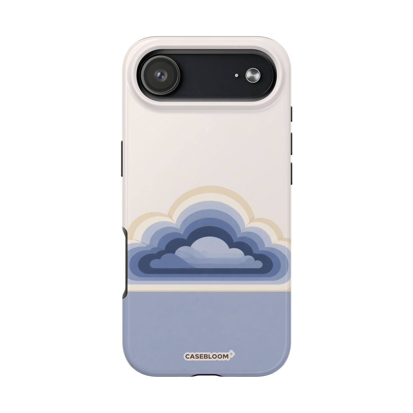 Blue Retro Cloud - iPhone Case