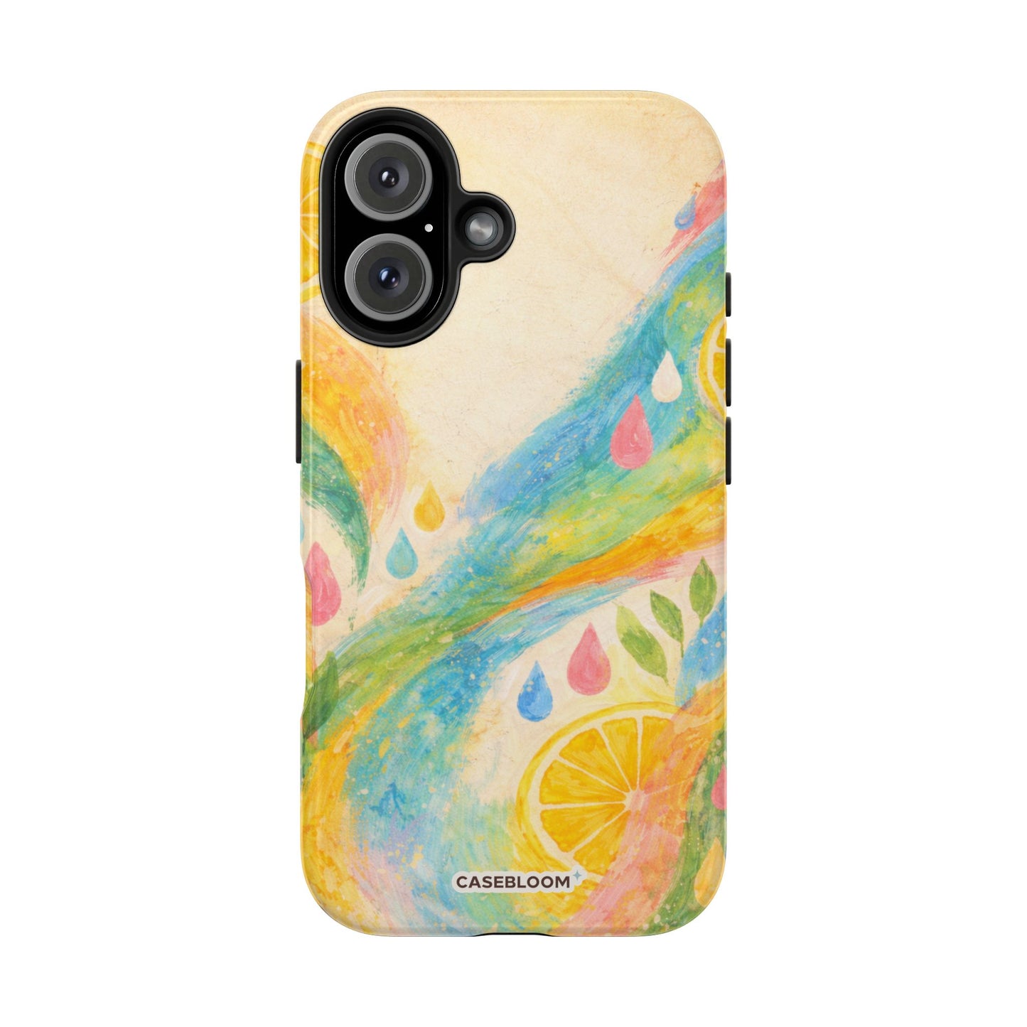 Painted Citrus Brushstroke - iPhone Case