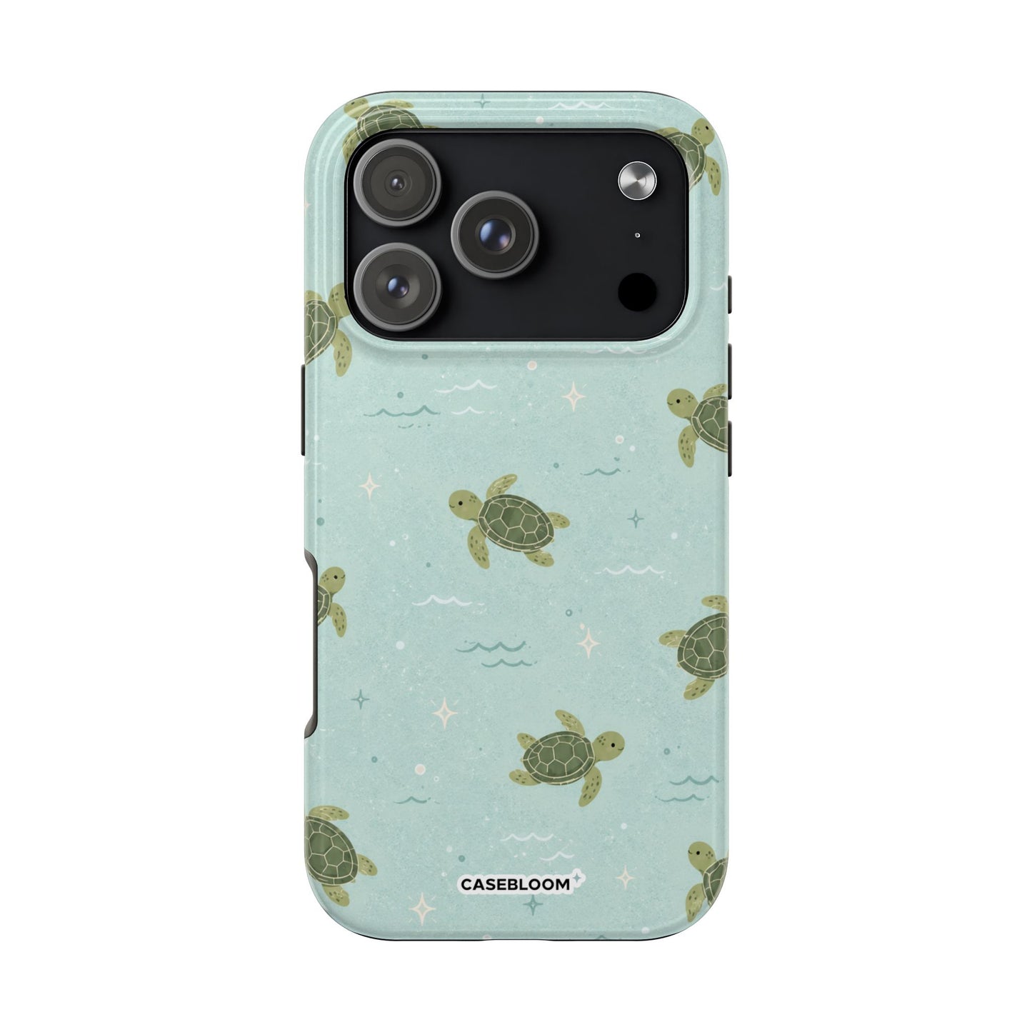 Mint Turtle Tide - iPhone Case