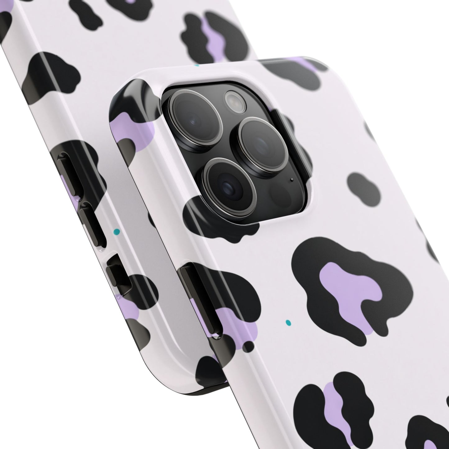 Lilac Leopard - iPhone Case