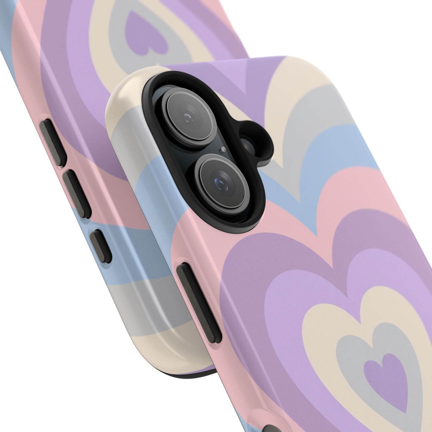 Heart Layers Lilac - iPhone Case