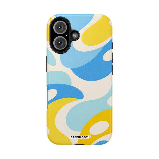 Blue Lemon Flow - iPhone Case