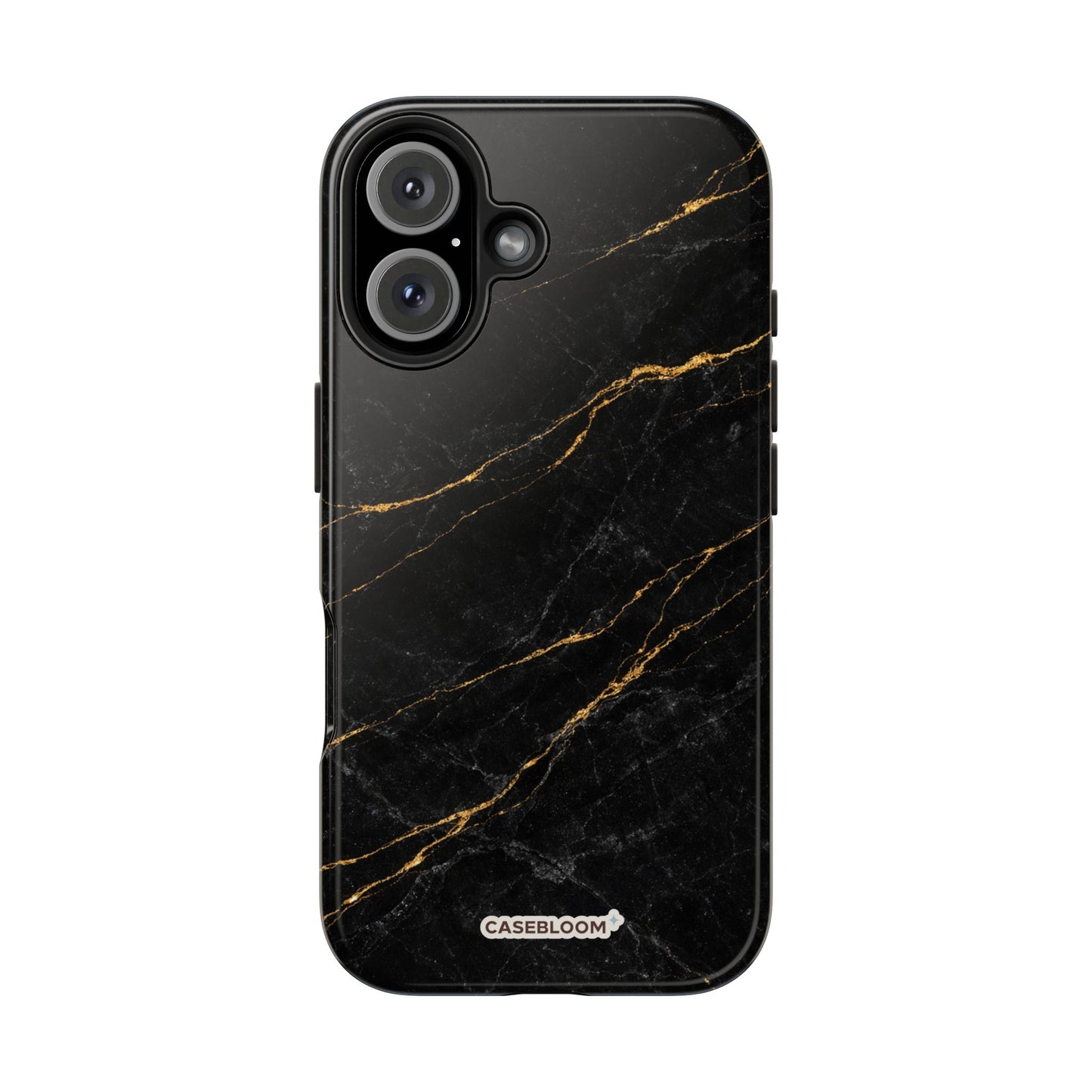 Black Marble Gilded - iPhone Case