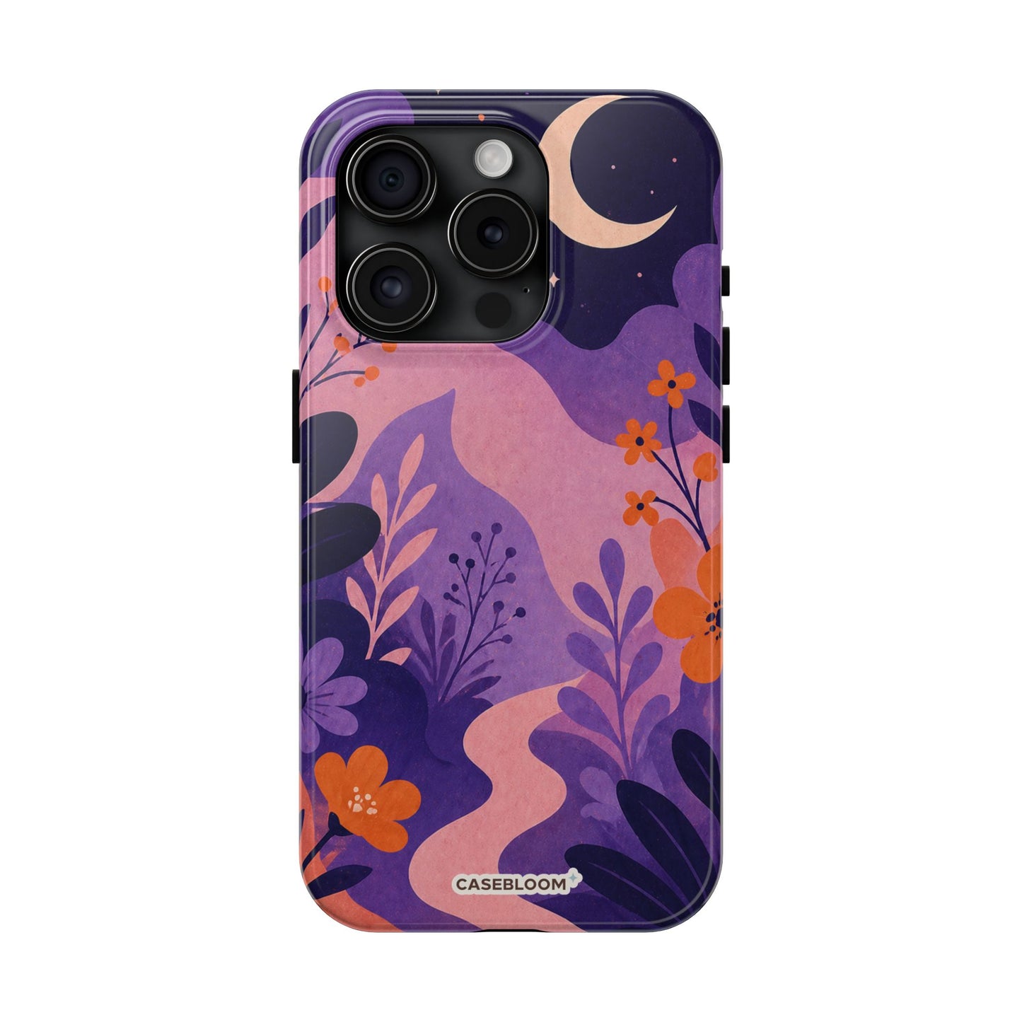 Violet Moon Garden - iPhone Case