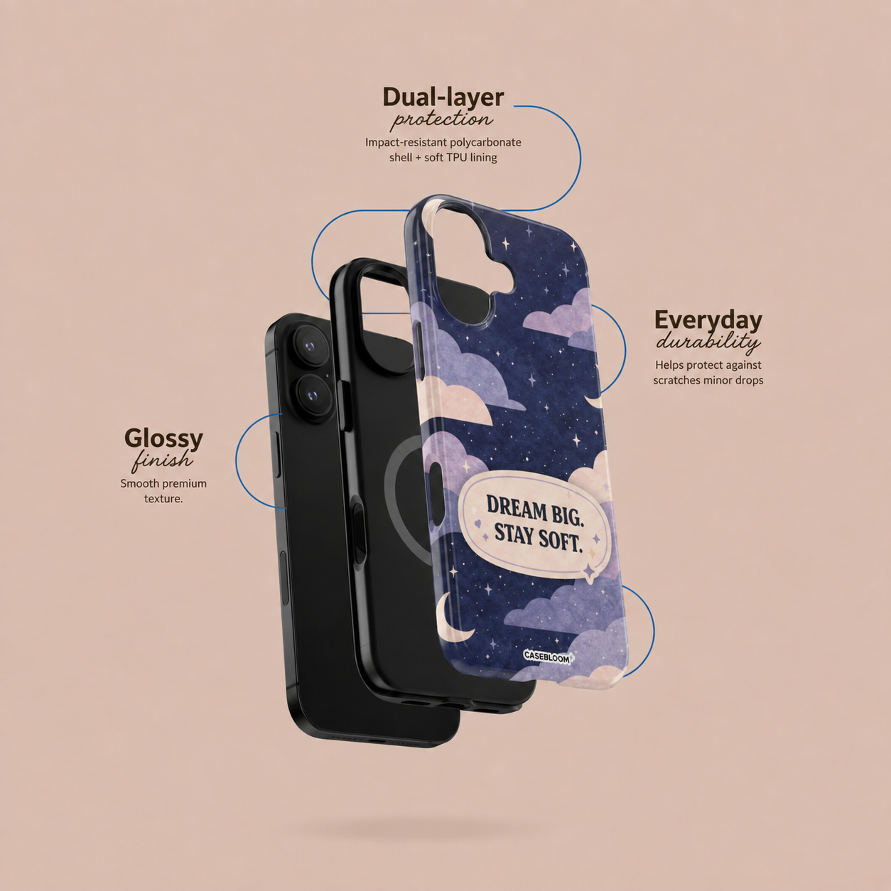 Dream Big - iPhone Case