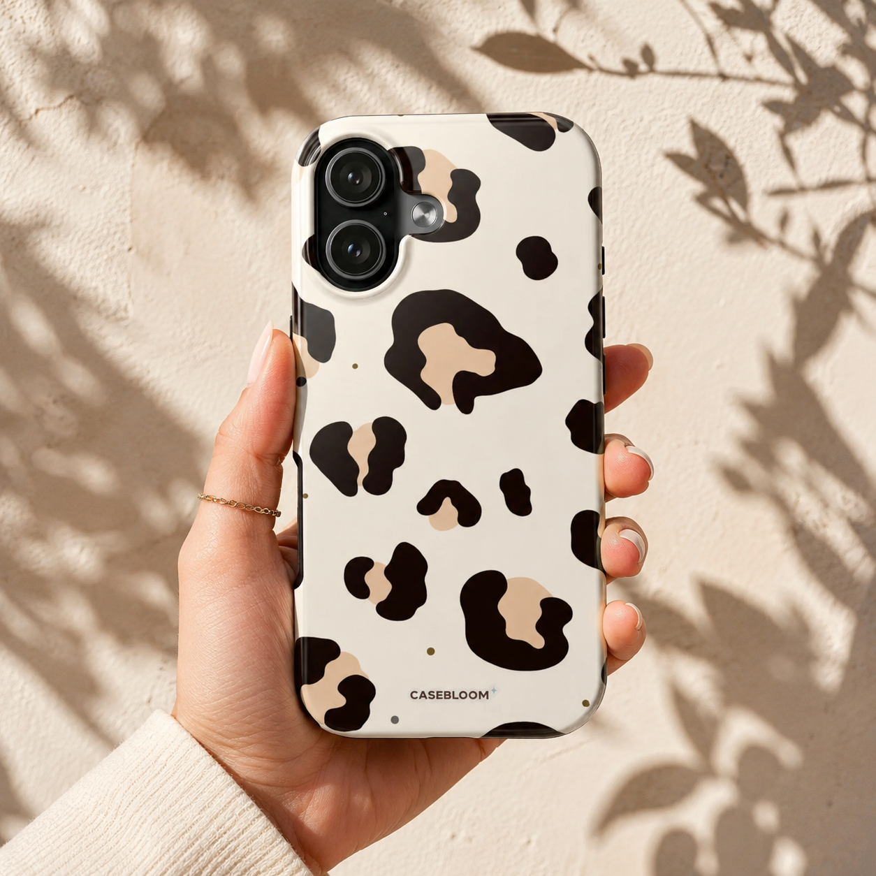Brown Leopard - iPhone Case