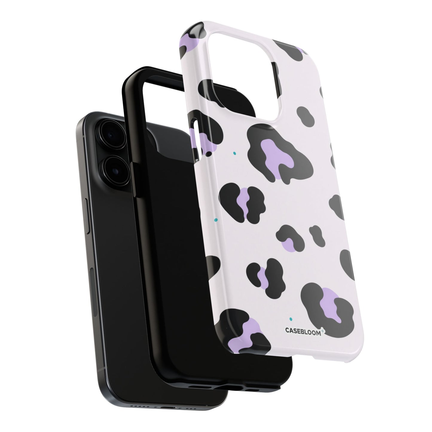 Lilac Leopard - iPhone Case