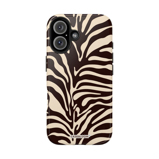 Wild Brown Zebra - iPhone Case