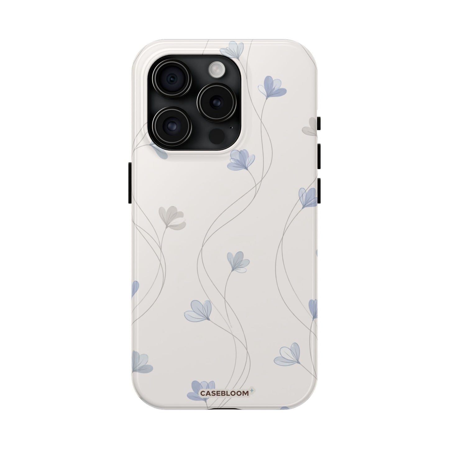 Blue Petal Vine - iPhone Case
