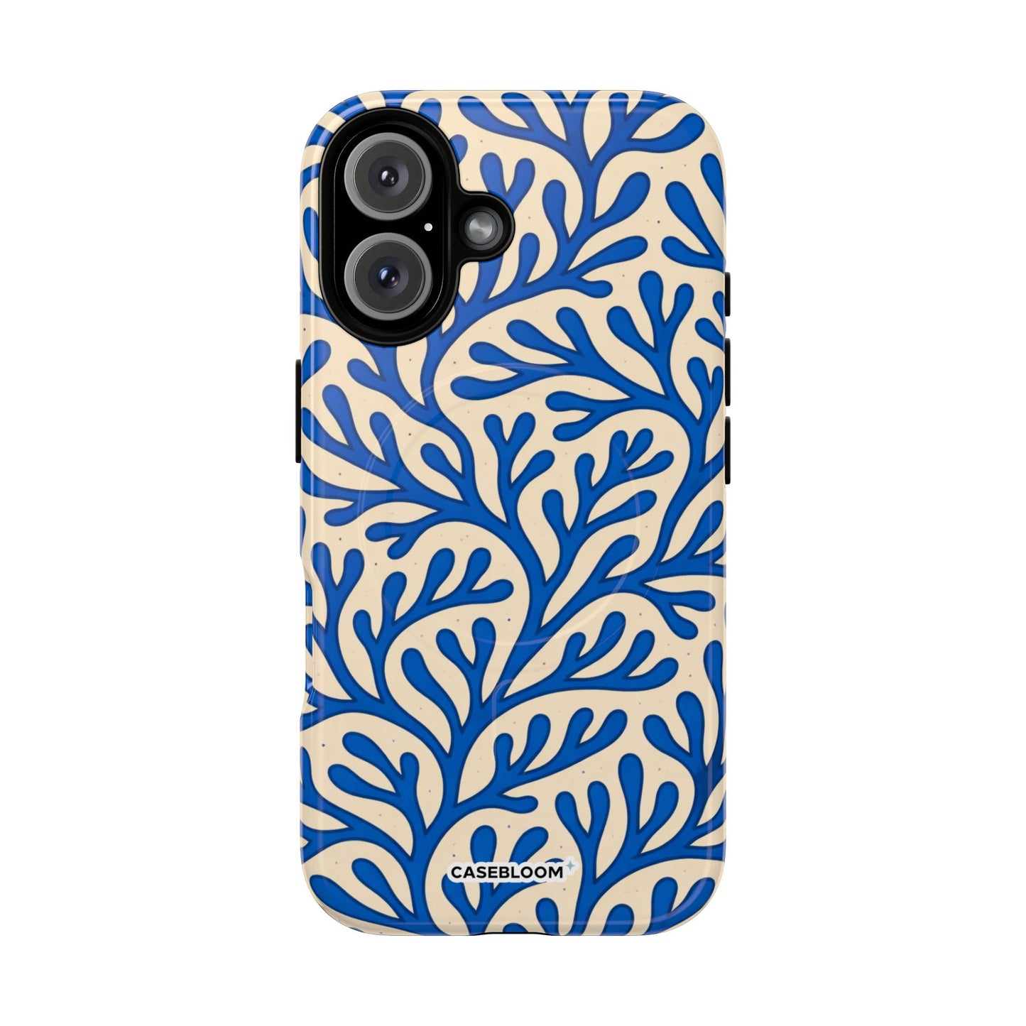Blue Coral Coastal - iPhone Case