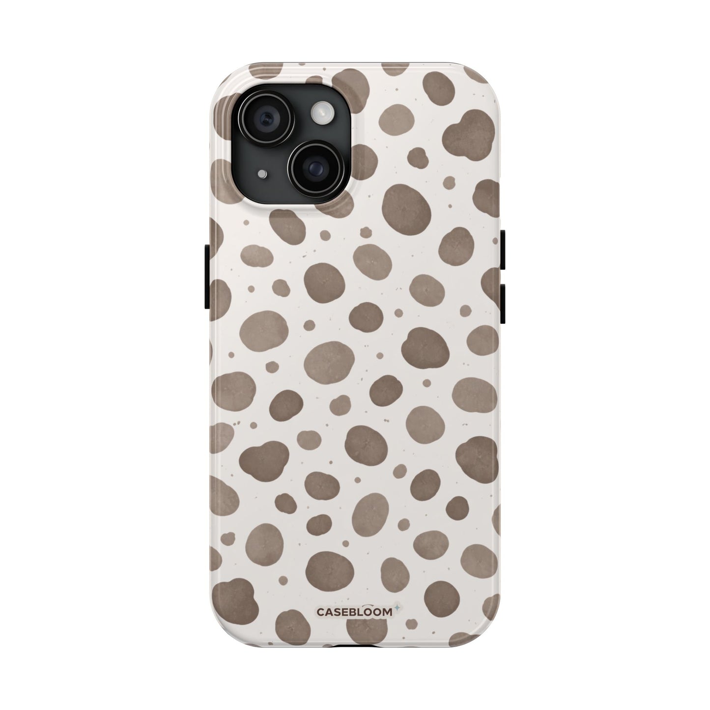 Taupe Dalmatian - iPhone Case