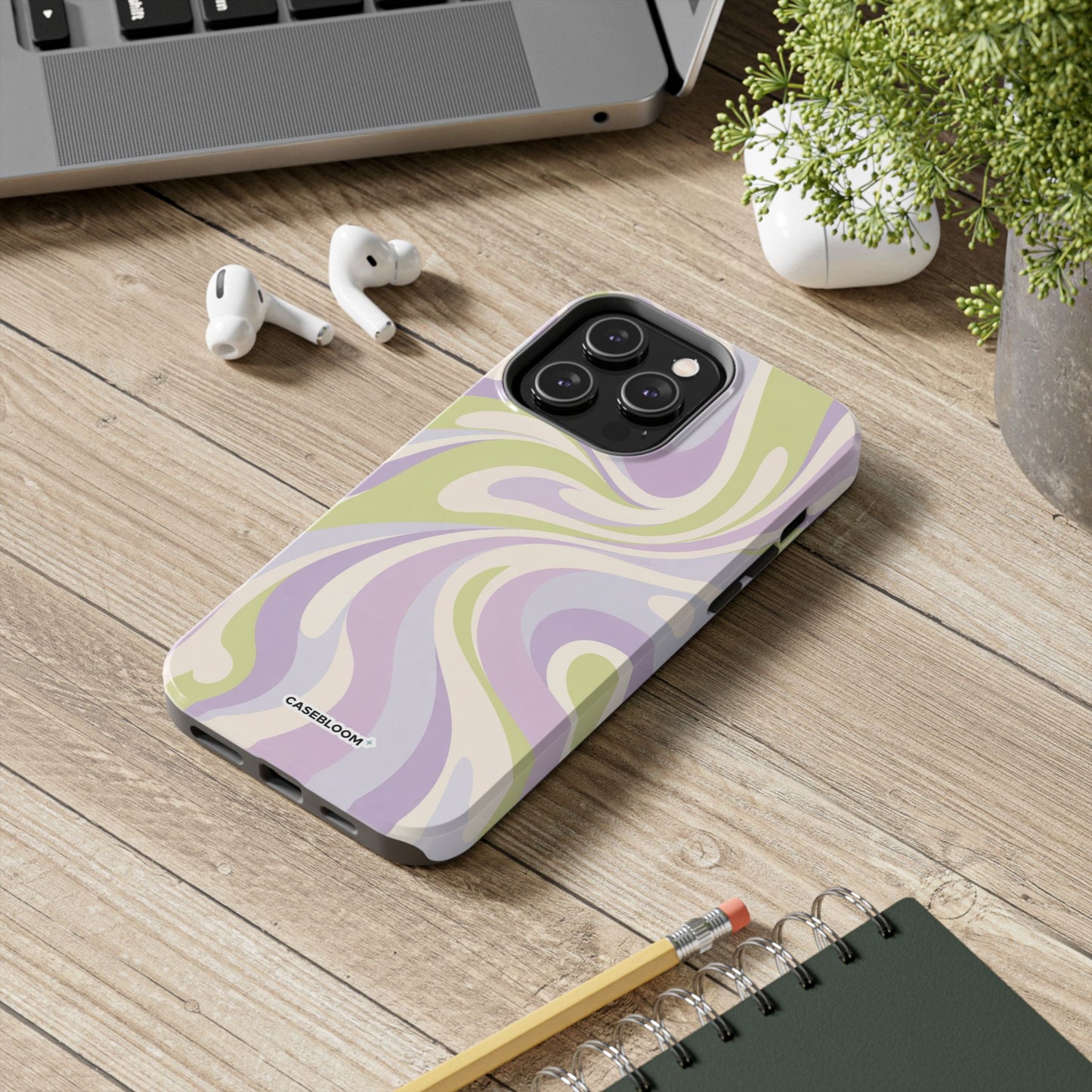 Pistachio Swirl - iPhone Case