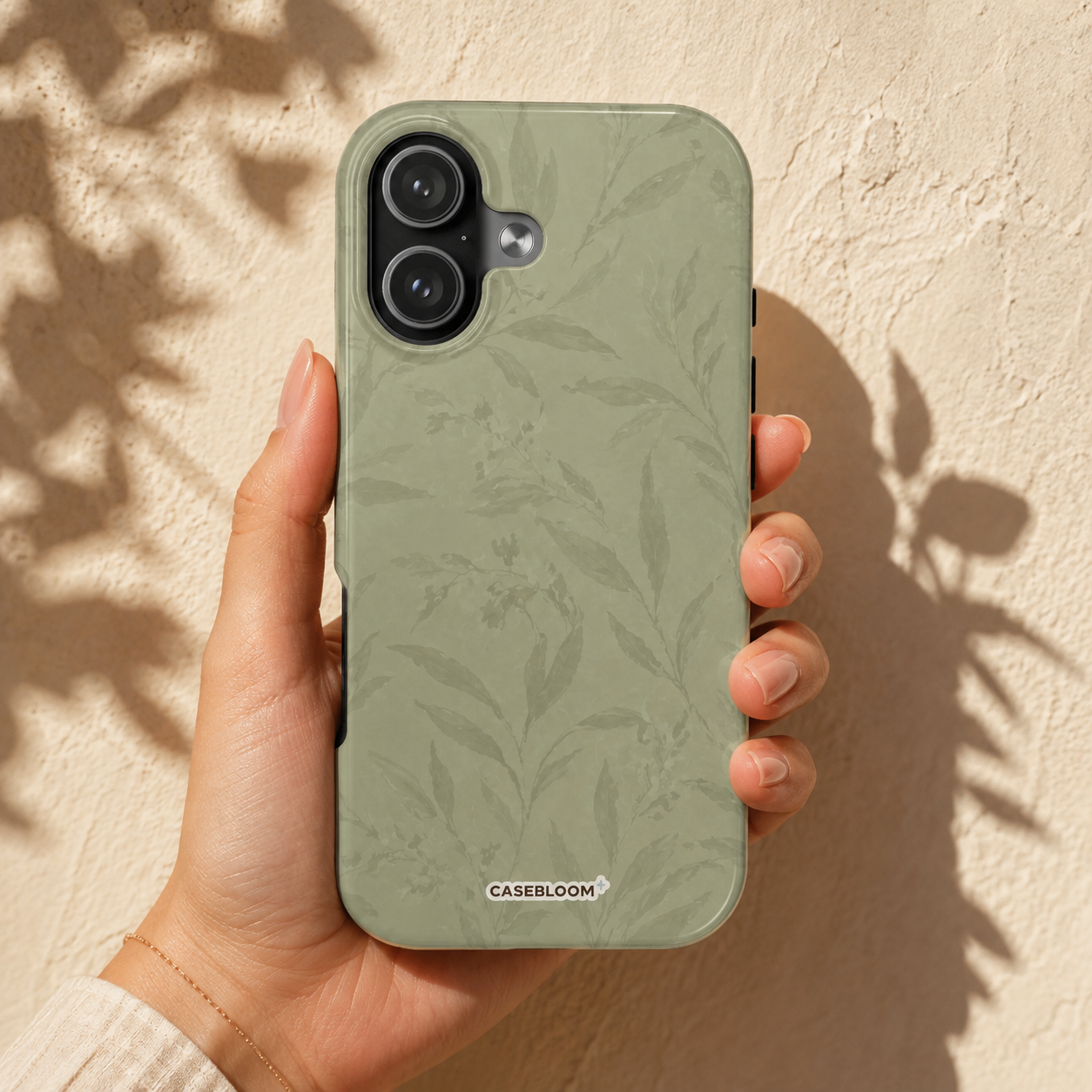Olive Whisper - iPhone Case