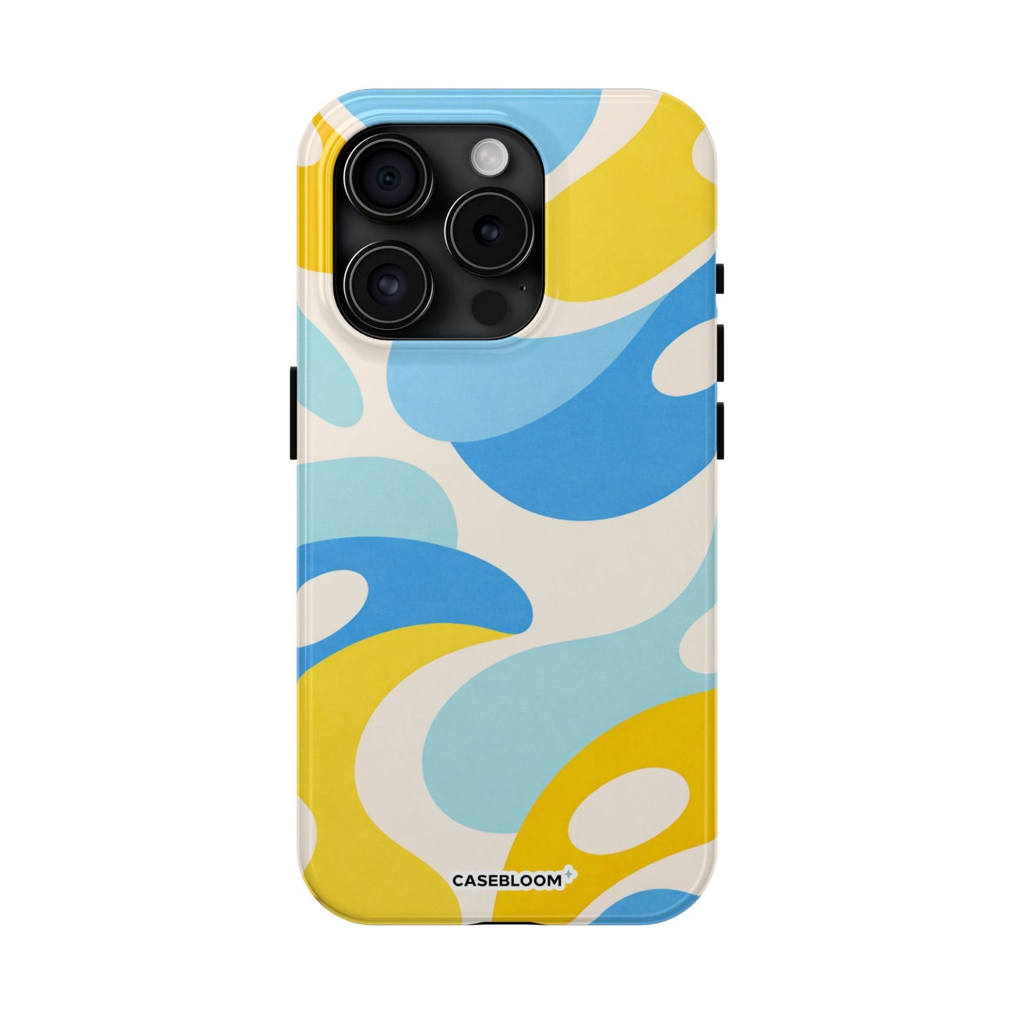 Blue Lemon Flow - iPhone Case
