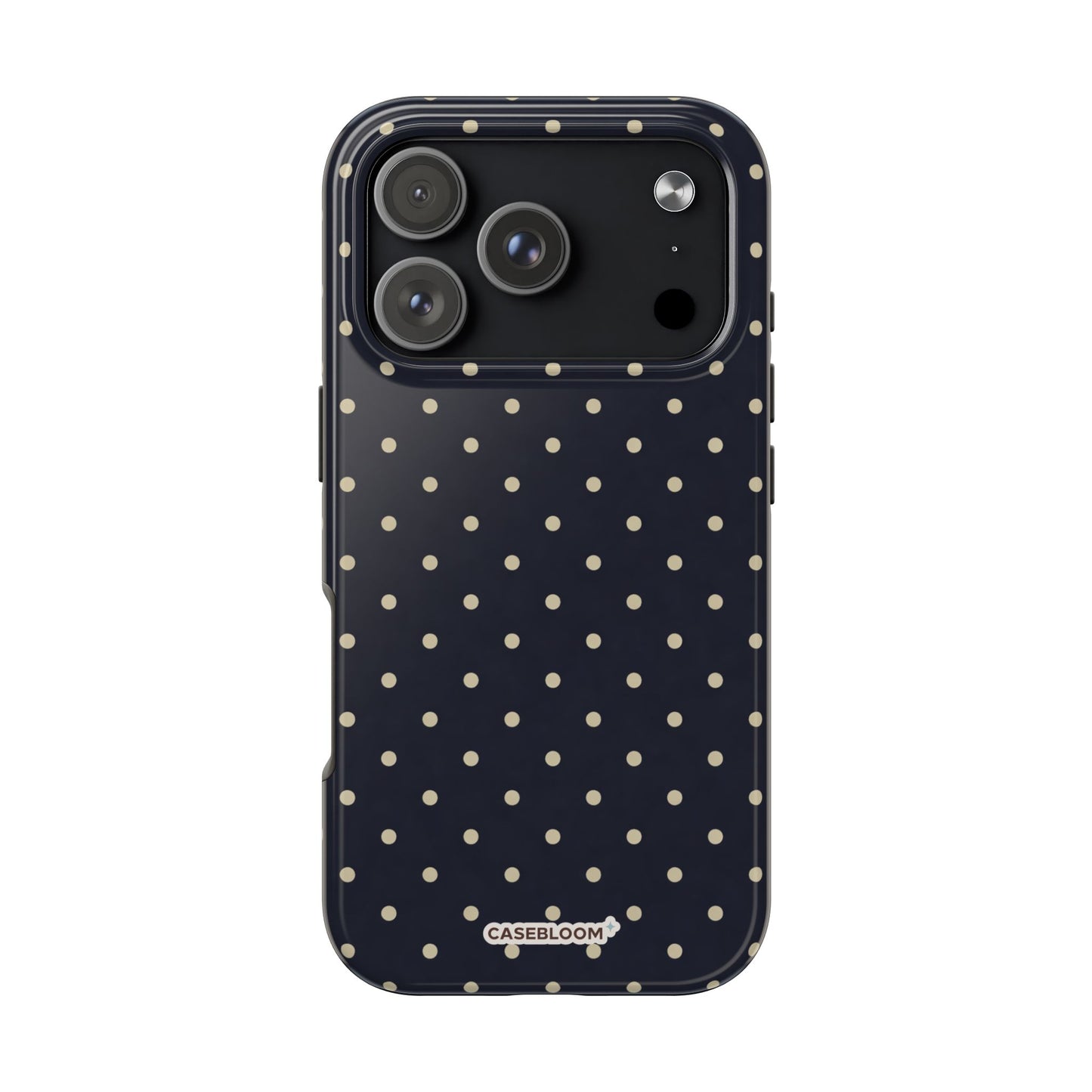 Midnight Blue Mini Dot - iPhone Case