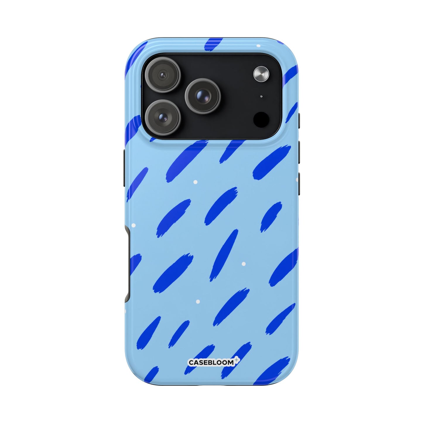 Blue Brush Pop - iPhone Case