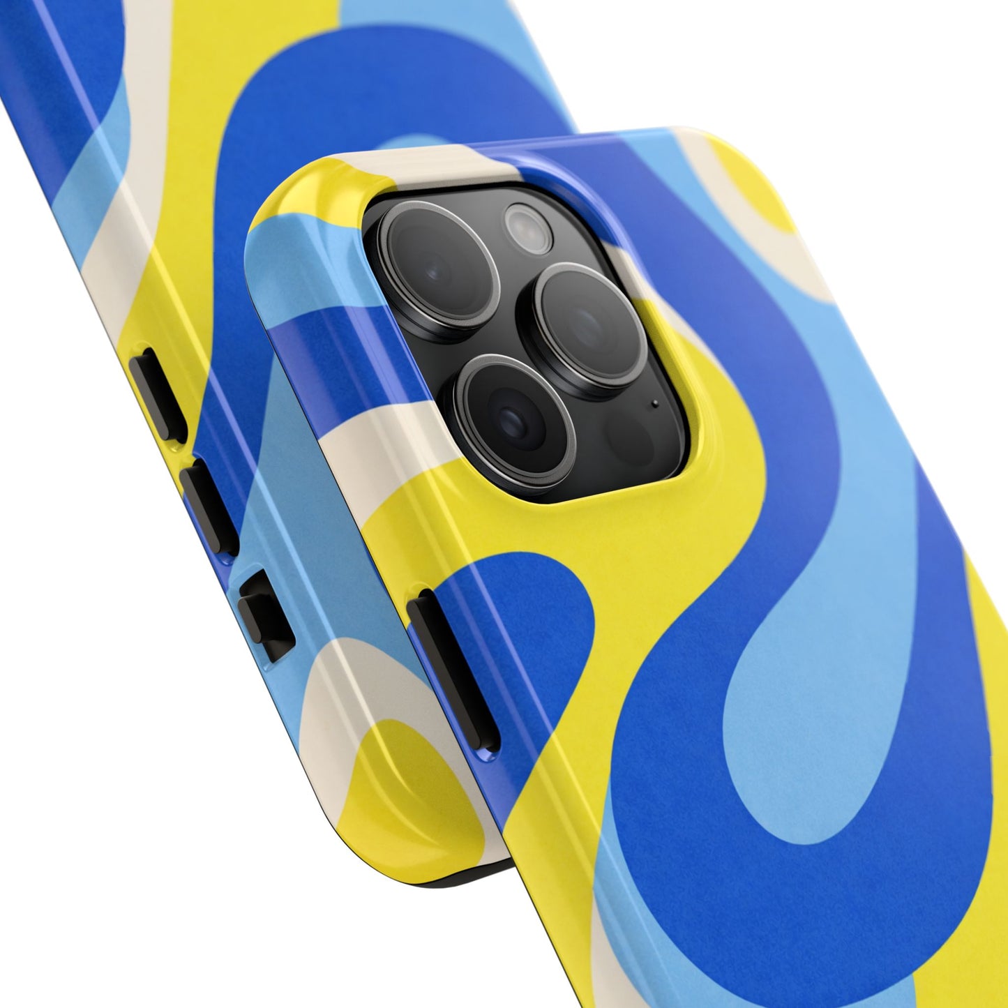 Cobalt Blue Lemon - iPhone Case