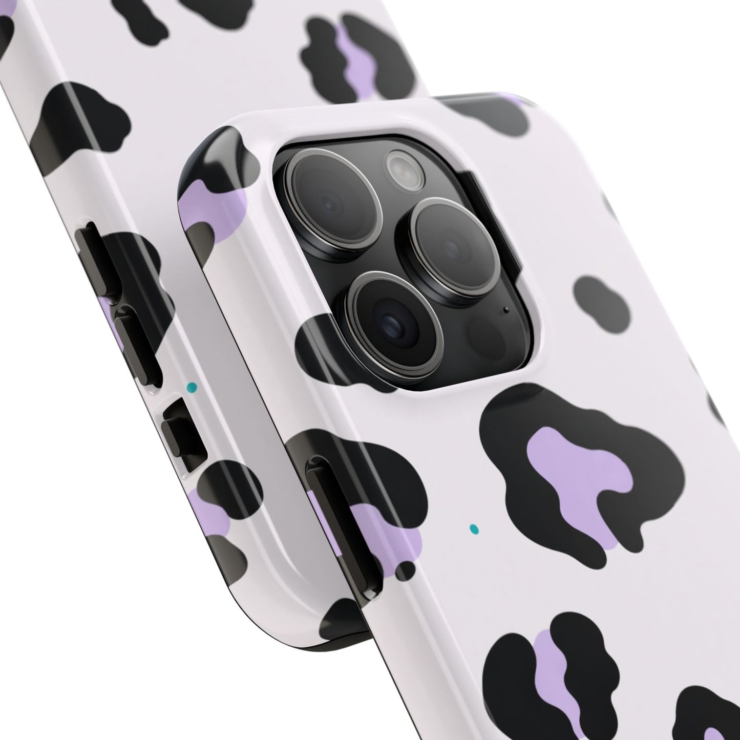Lilac Leopard - iPhone Case