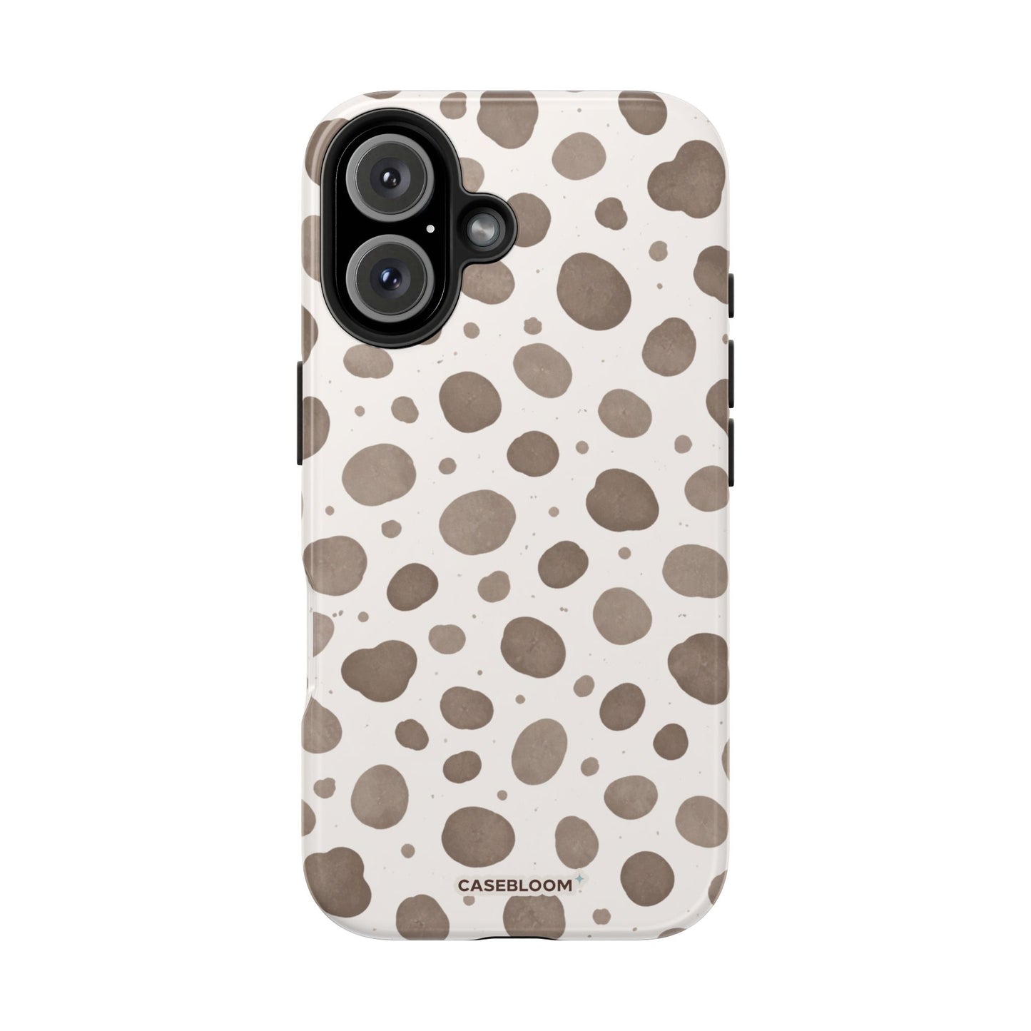 Taupe Dalmatian - iPhone Case