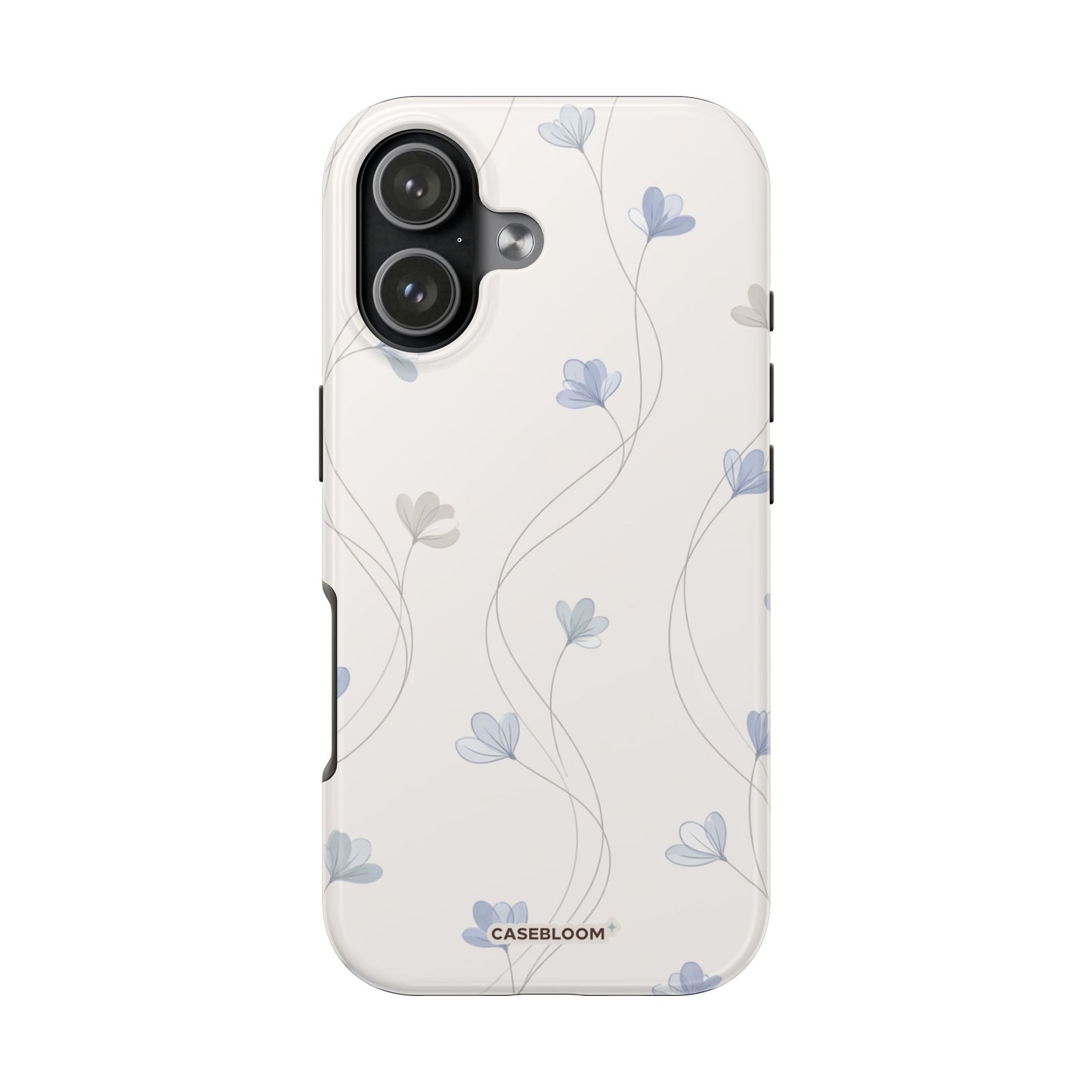 Blue Petal Vine - iPhone Case