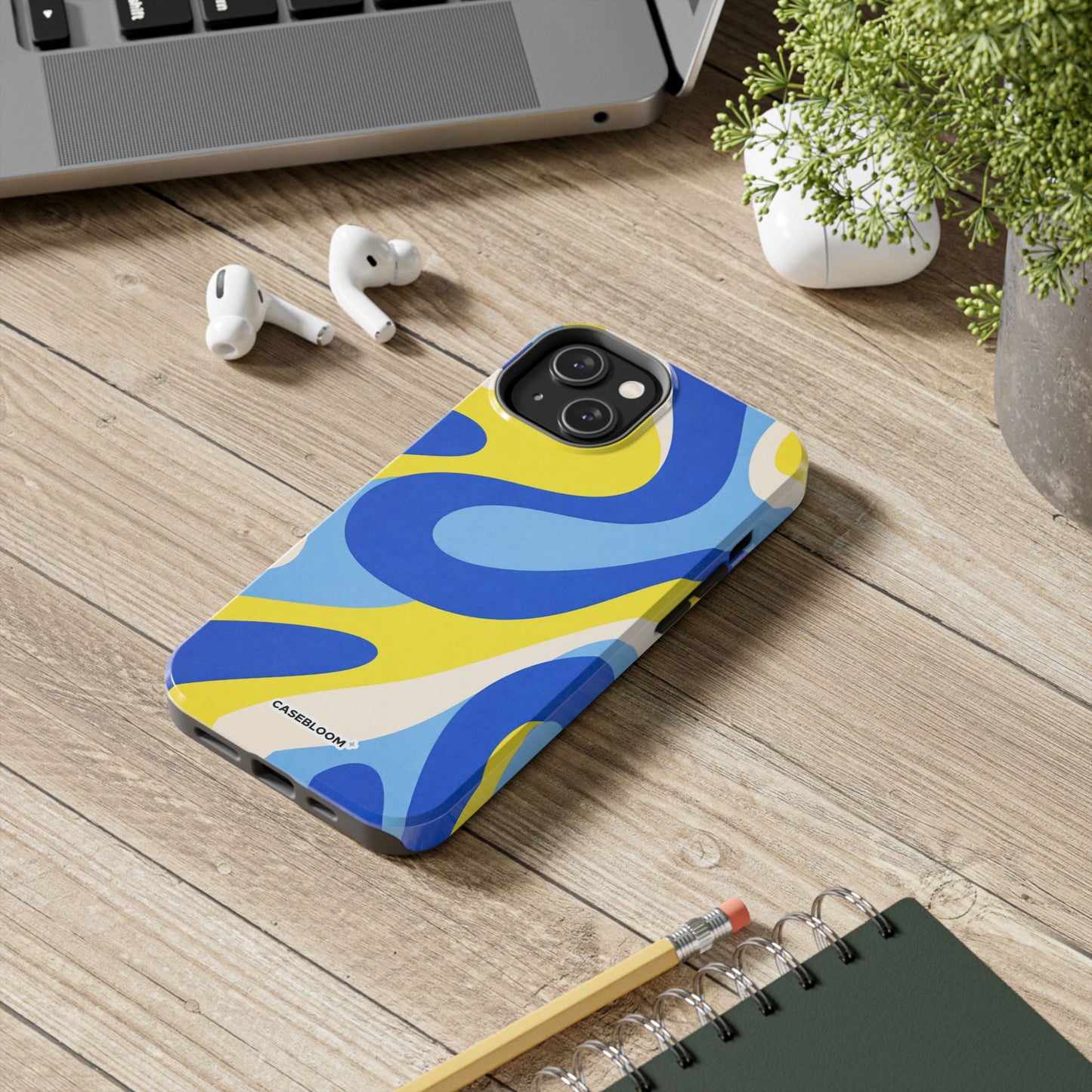 Cobalt Blue Lemon - iPhone Case