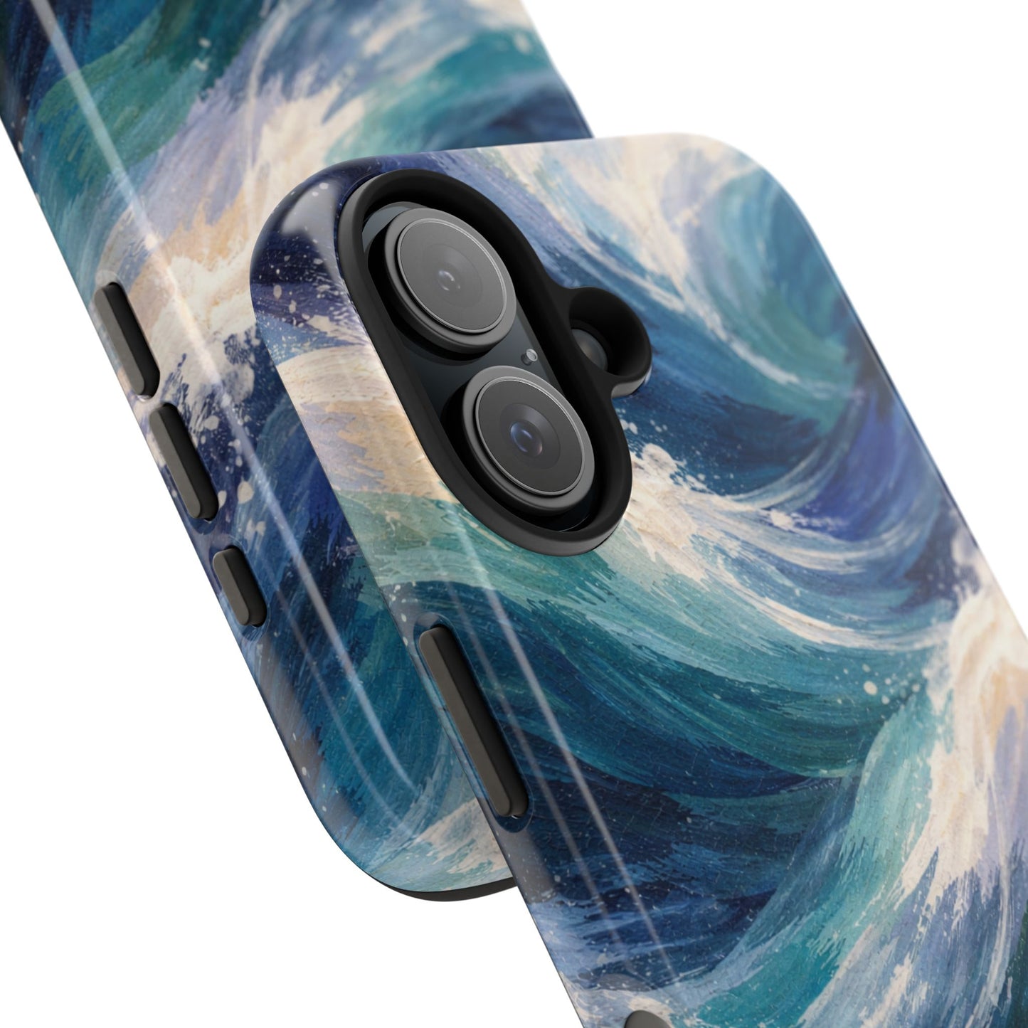 Ocean Wave Brushstroke - iPhone Case